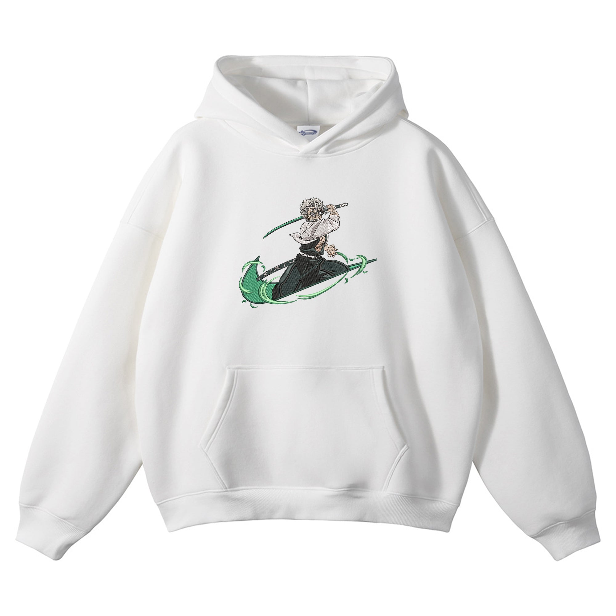 Shinazugawa Sanemi Embroidered Hoodie
