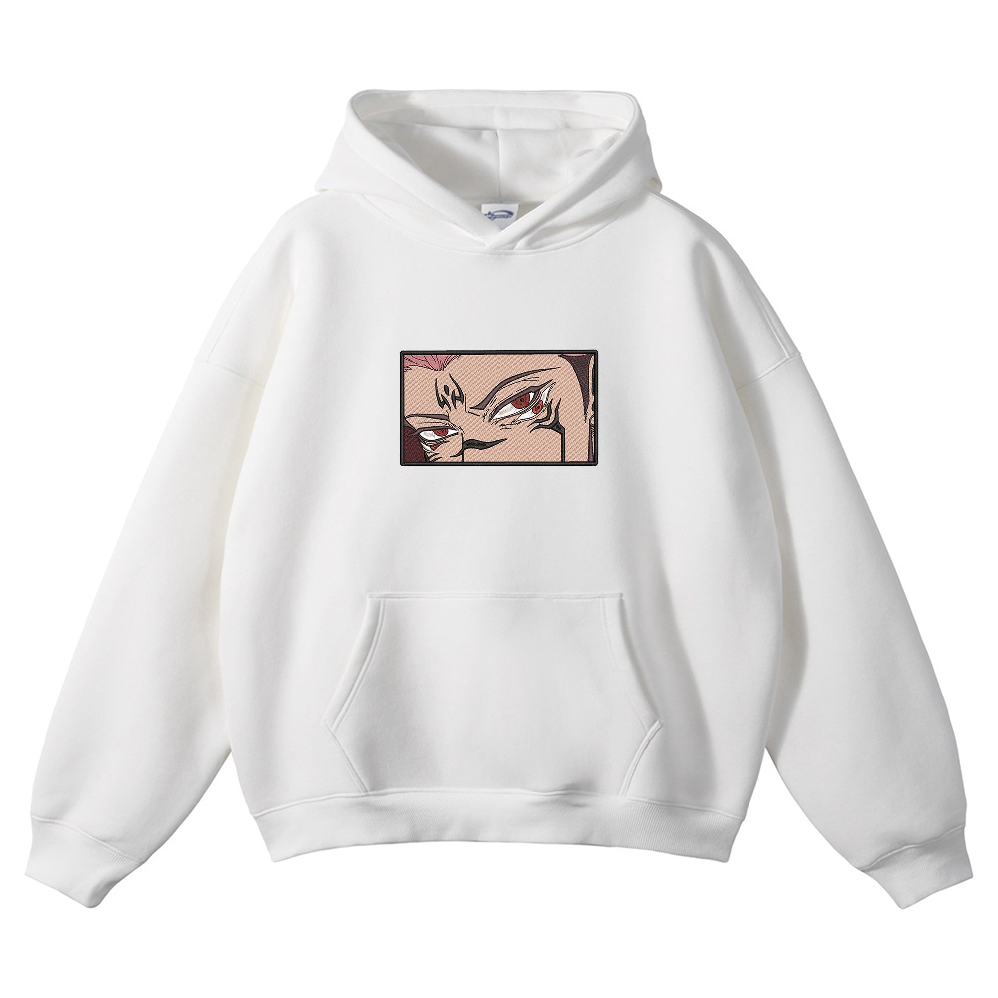 Ryomen Sukuna Embroidered Hoodie