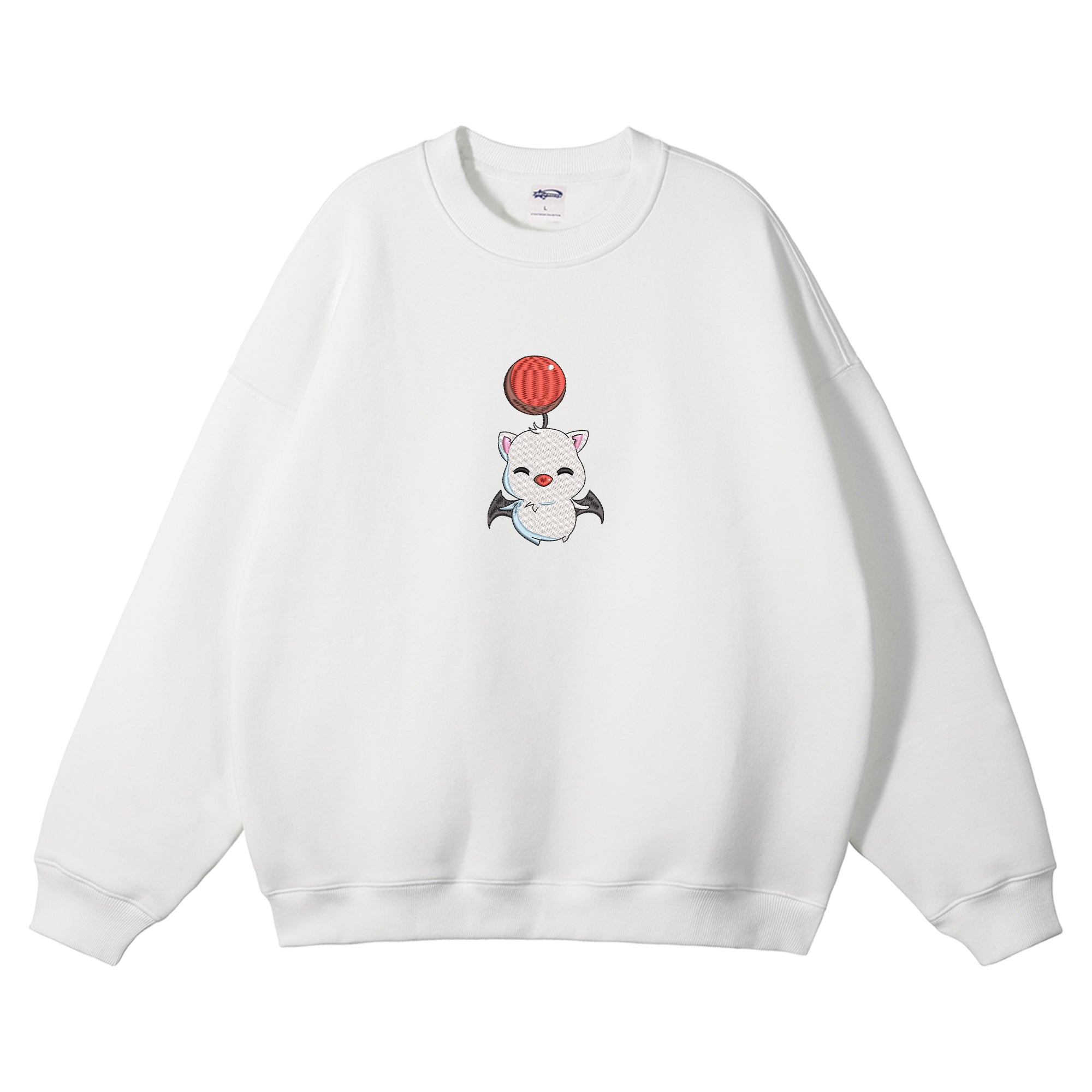 Moogle Embroidered Crewneck Sweatshirt