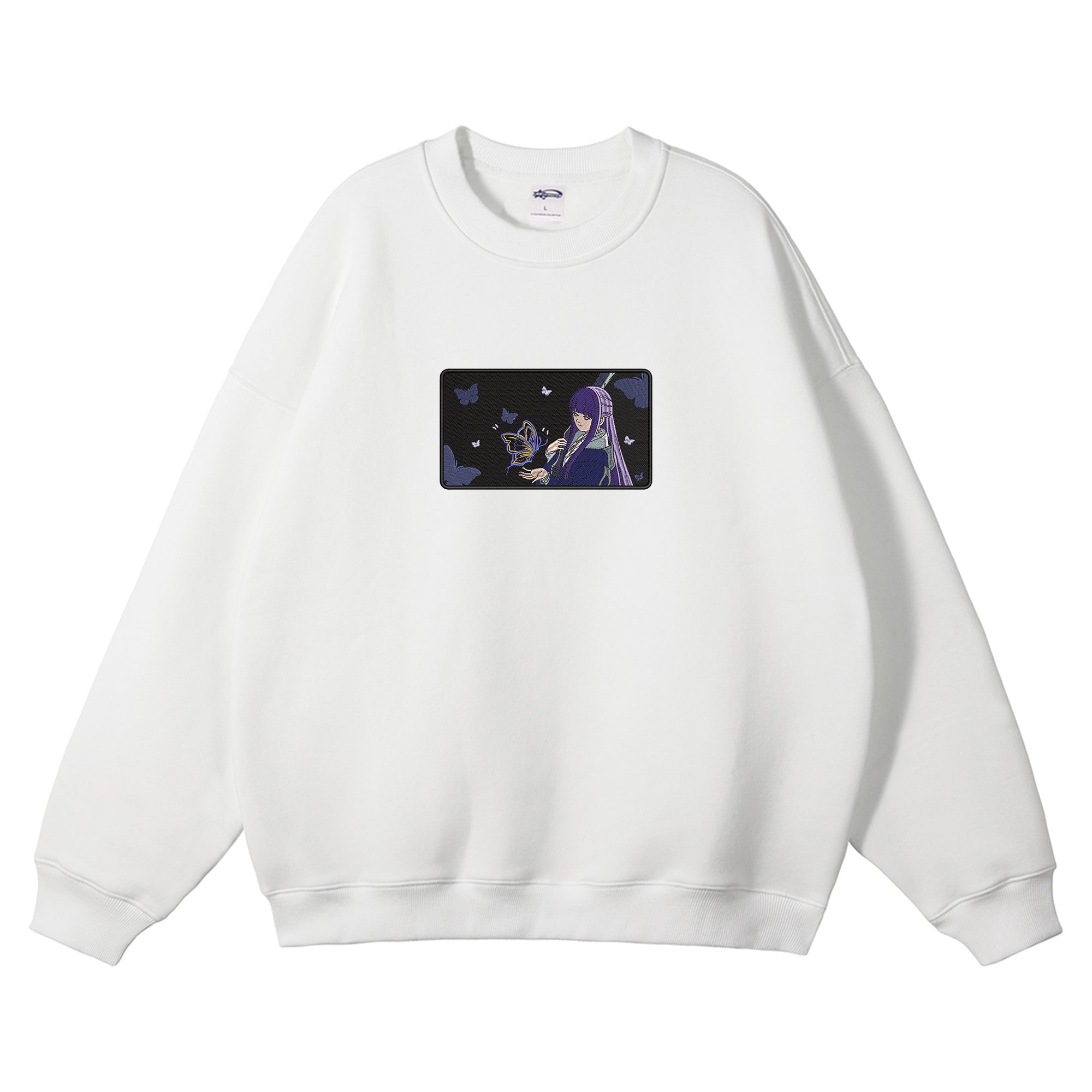 Fern Embroidered Crewneck Sweatshirt