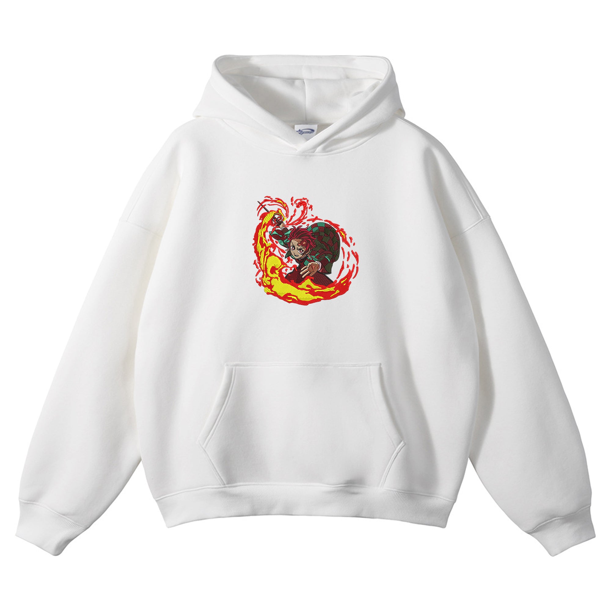 Kamado Tanjirou Embroidered Hoodie
