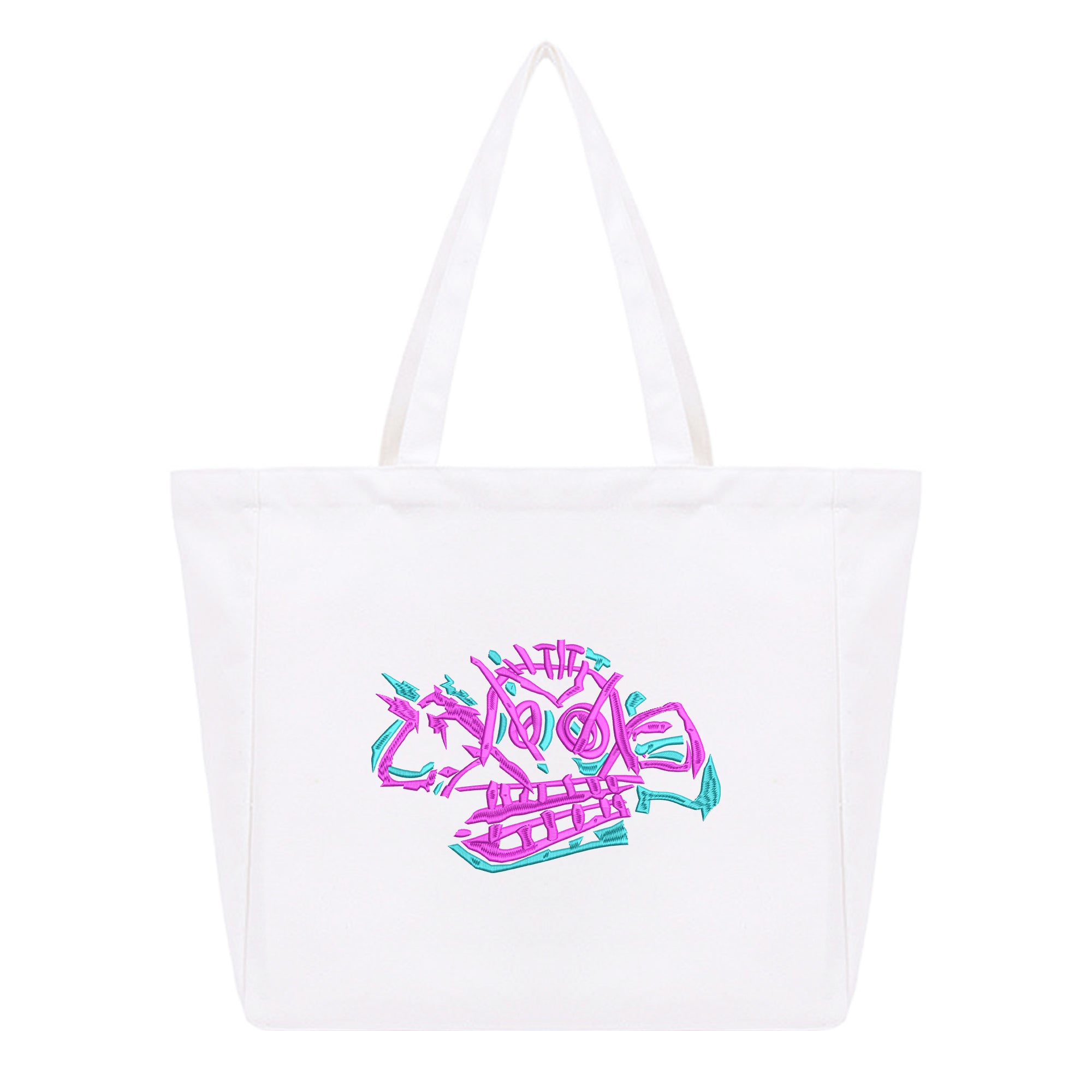 Jinx Embroidery Cotton Tote Bag