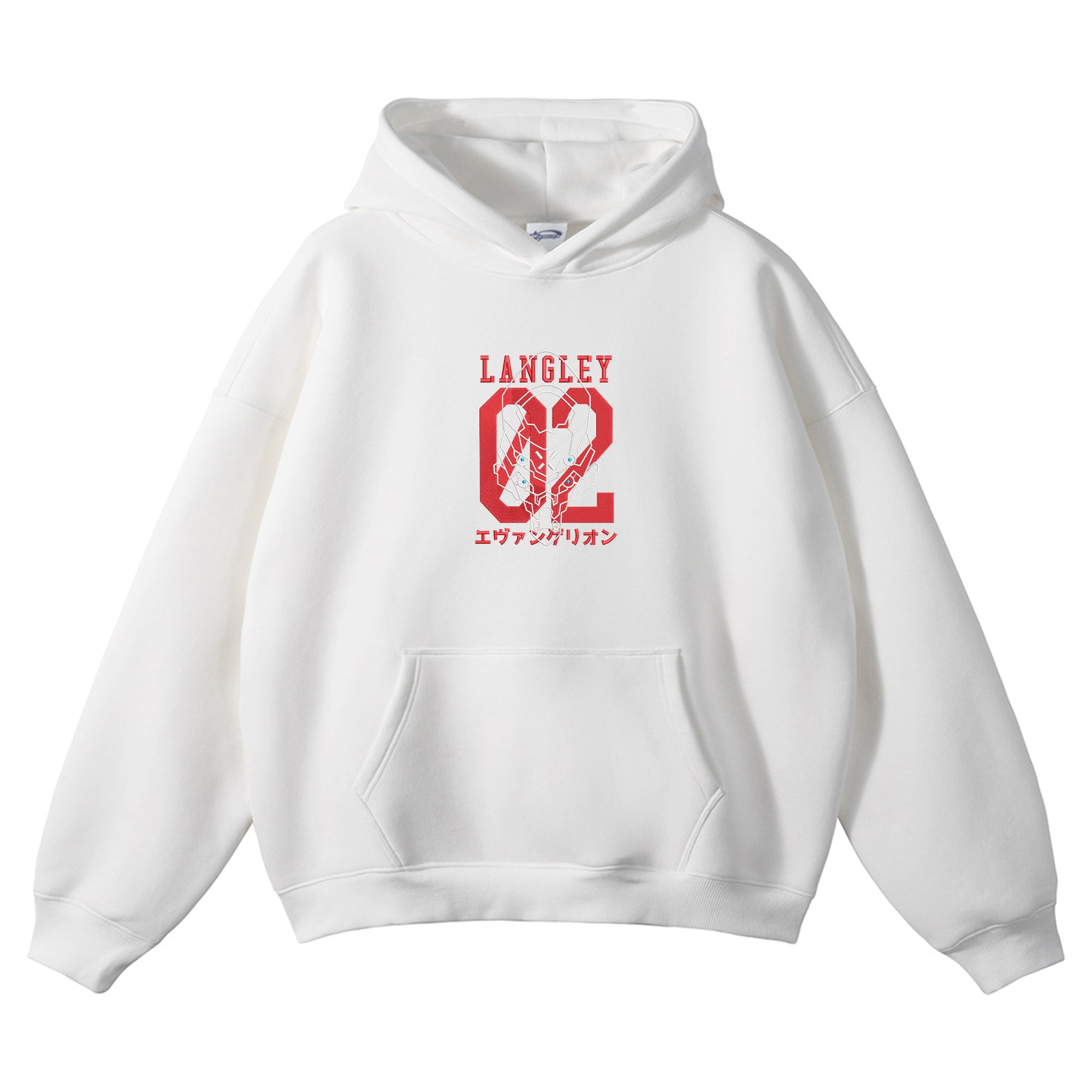 Asuka EVA02 Embroidered Hoodie