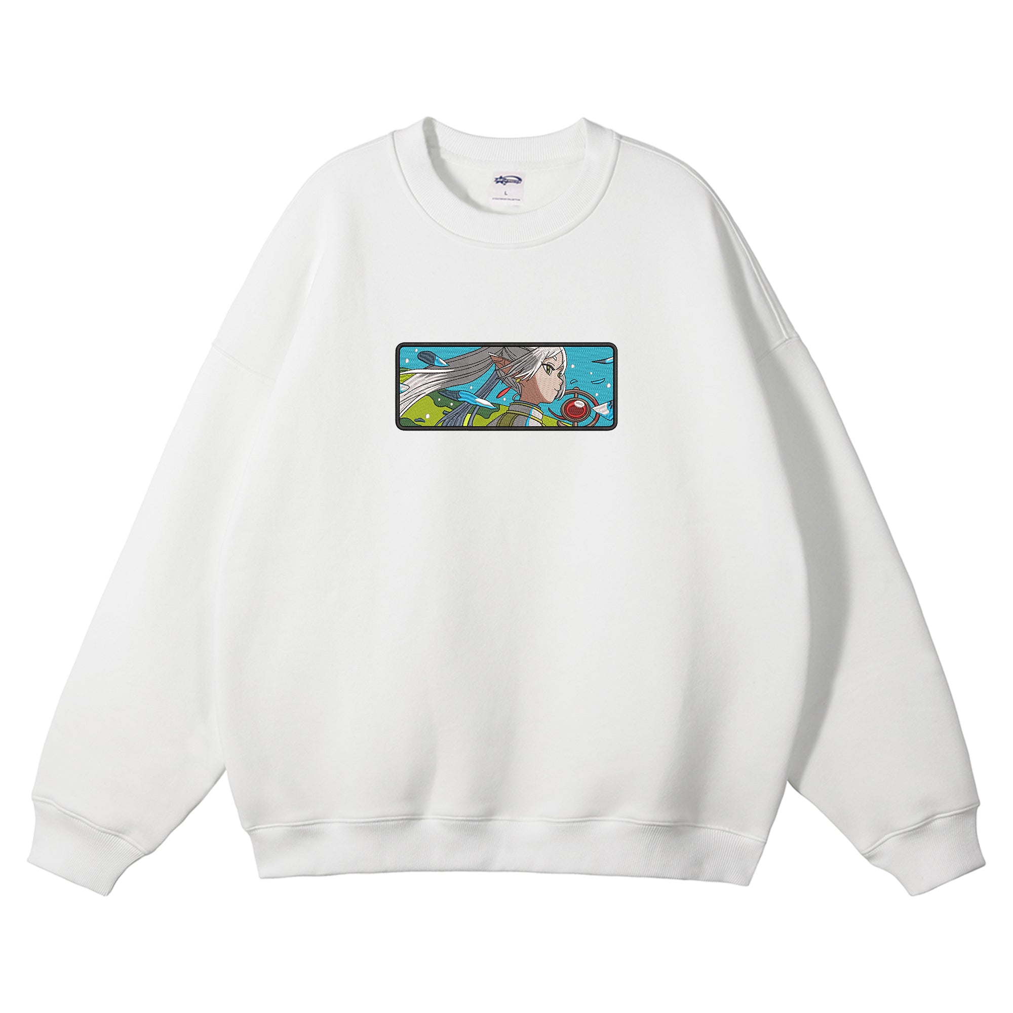Frieren Embroidered Crewneck Sweatshirt
