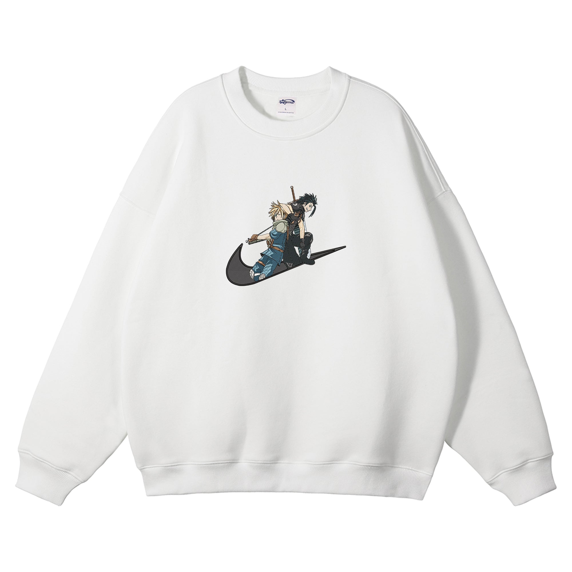 Cloud Zack Embroidered Crewneck Sweatshirt