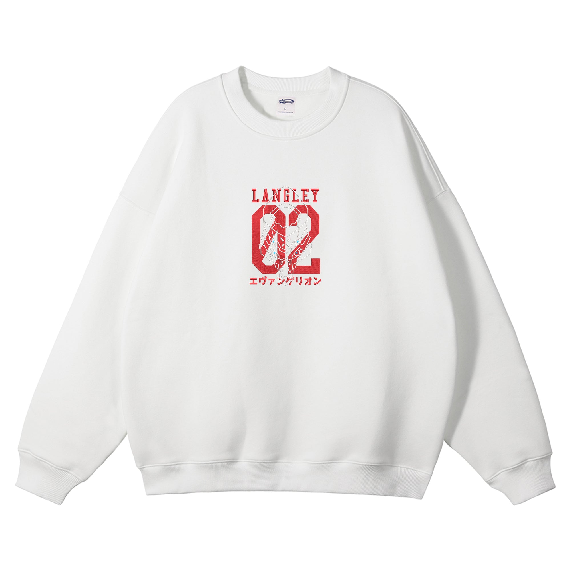 Asuka EVA02 Embroidered Crewneck Sweatshirt
