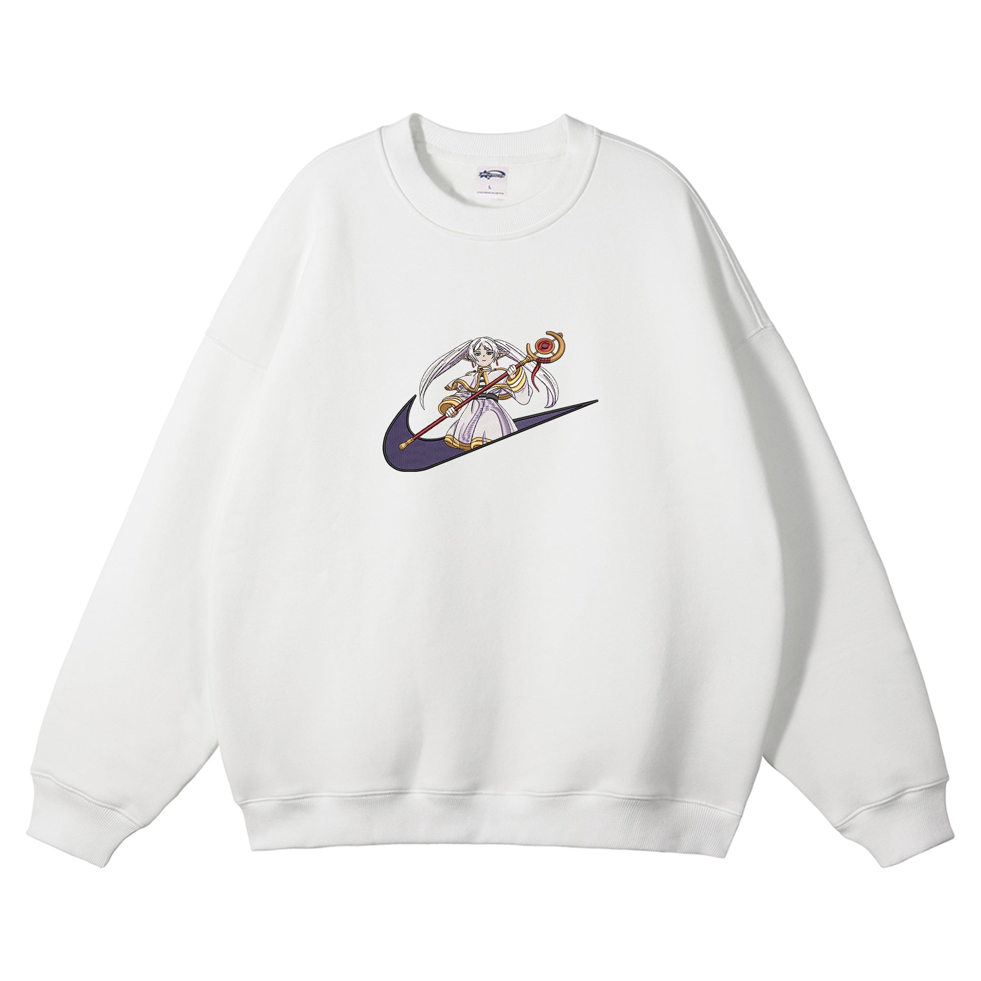 Frieren Embroidered Crewneck Sweatshirt