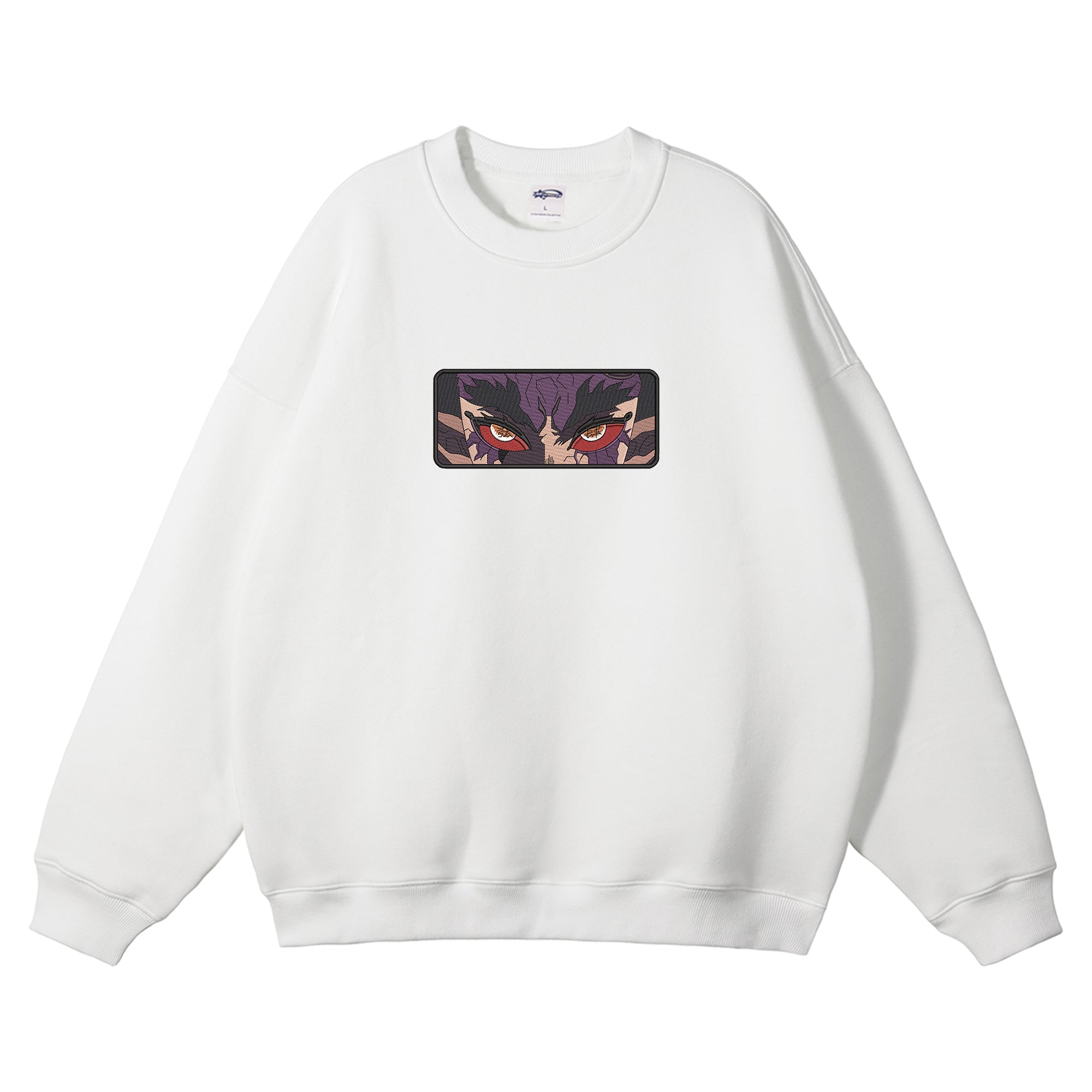 Hantengu Embroidered Crewneck Sweatshirt