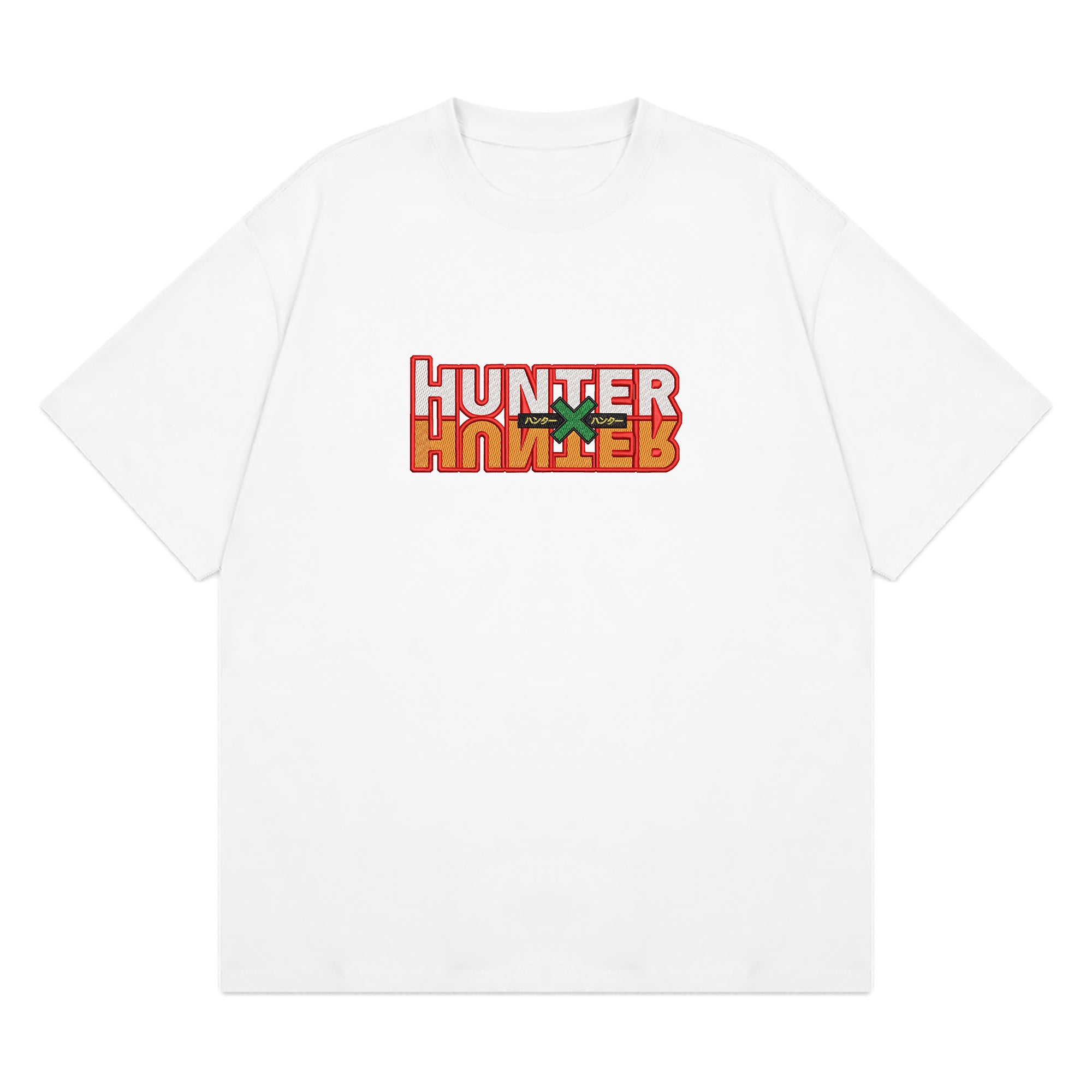 Personalized Anime Font Embroidered T-Shirt