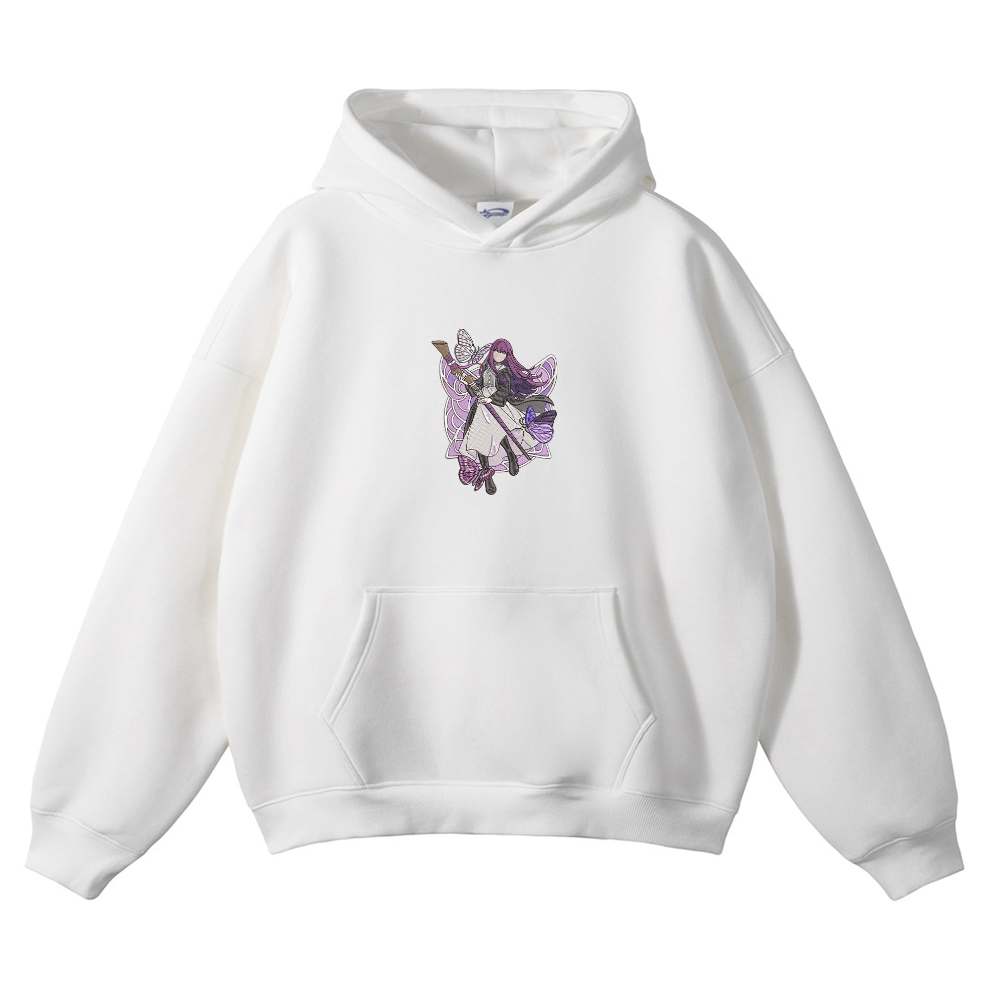 Fern Embroidered Hoodie
