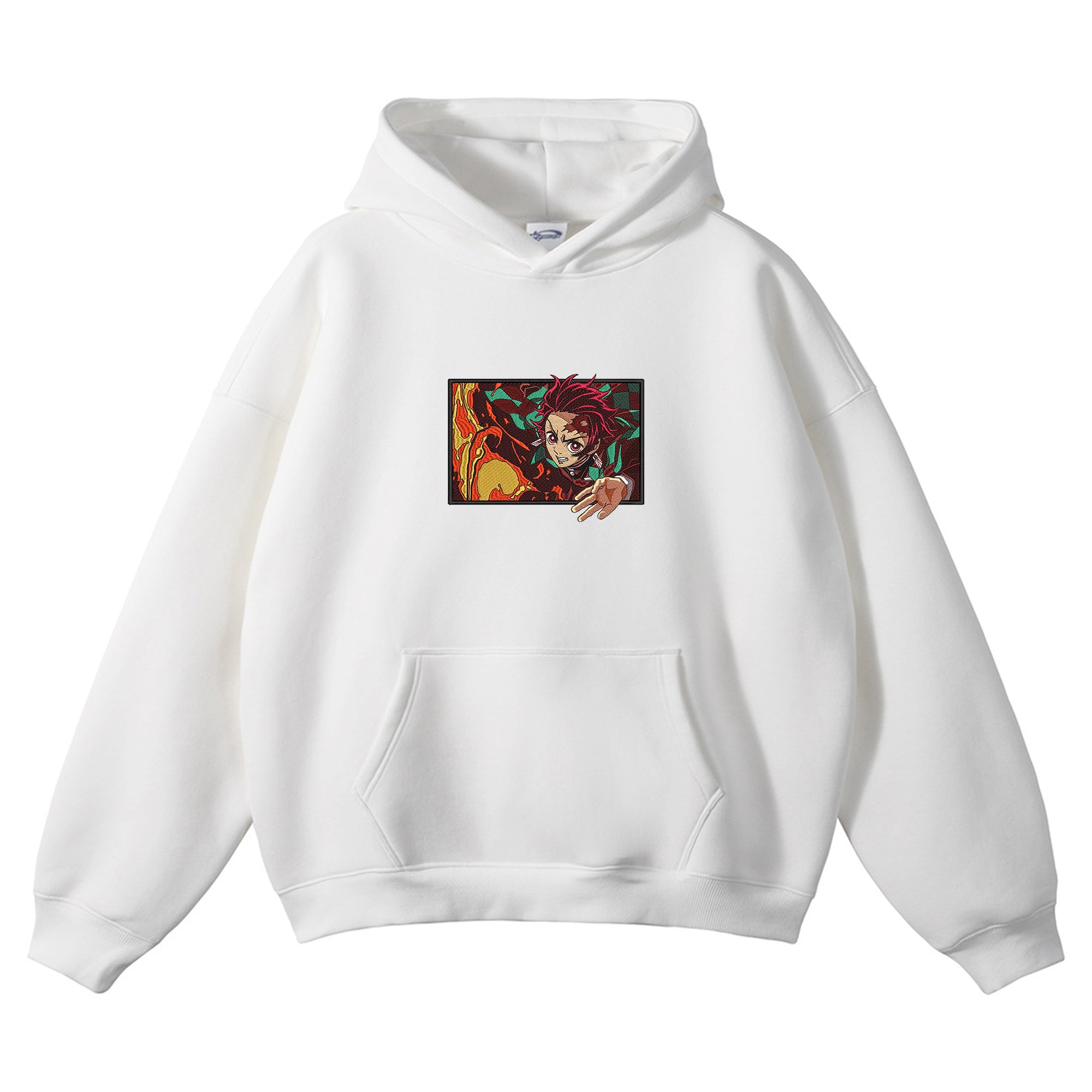 Kamado Tanjirou Embroidered Hoodie