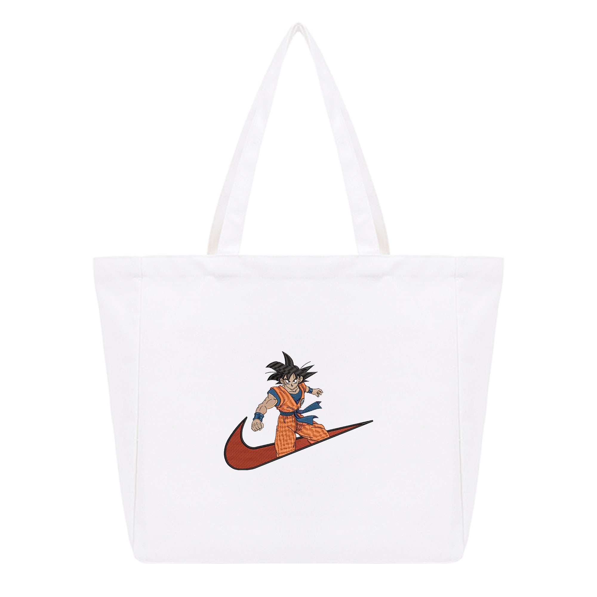Son Goku Embroidery Cotton Tote Bag