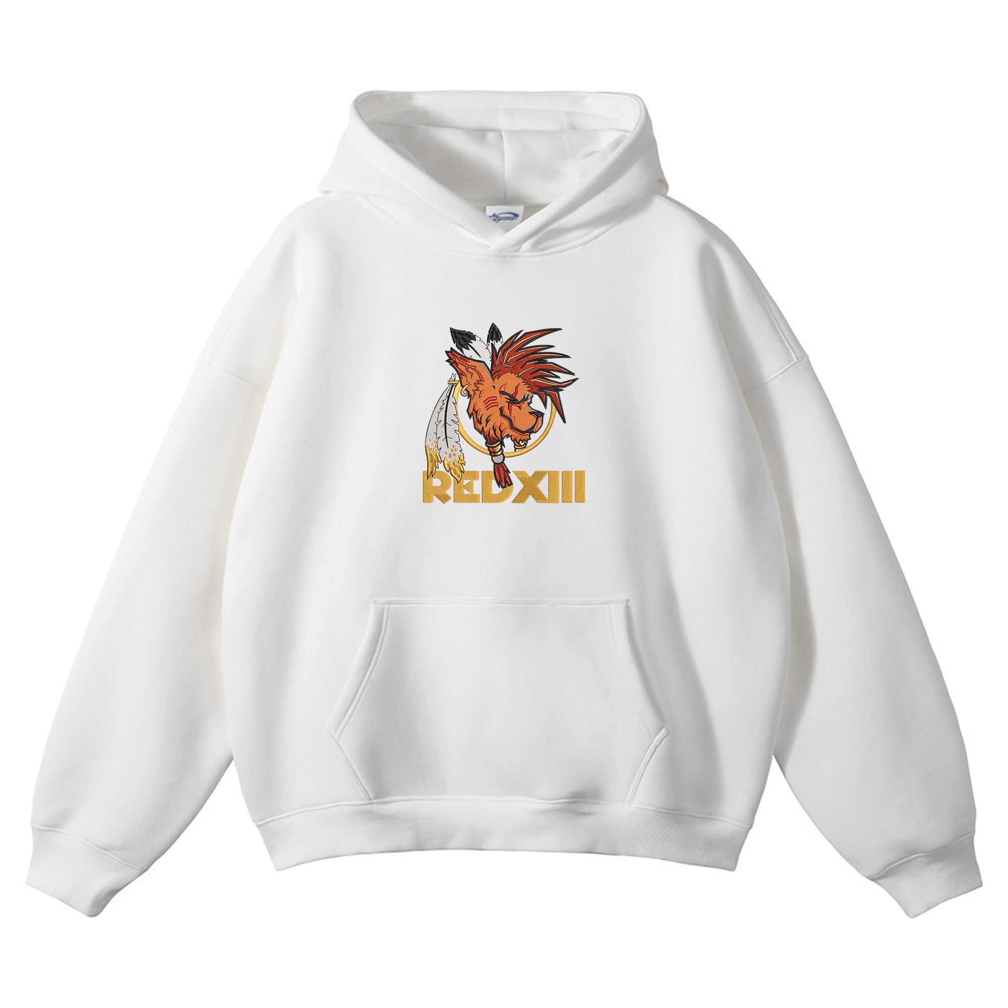 Red XIII Embroidered Hoodie