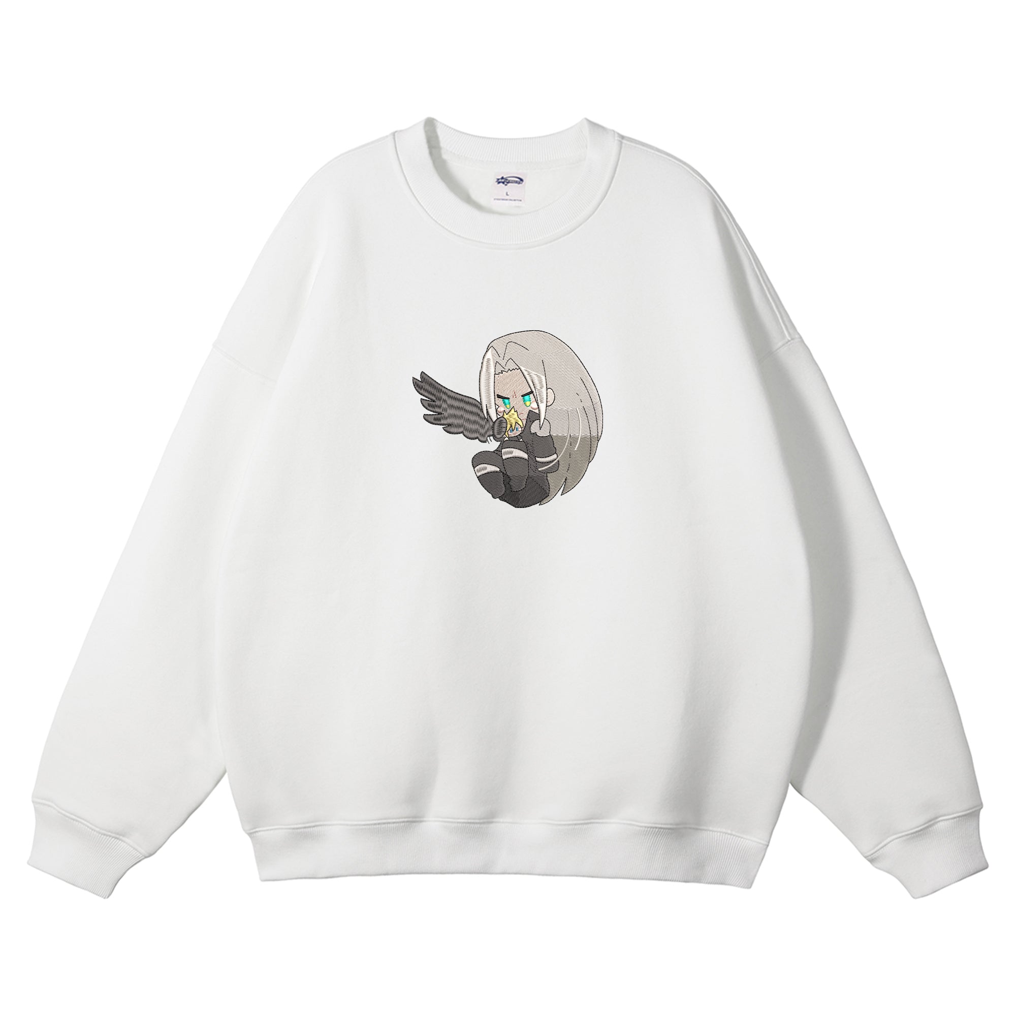 Cloud Sephiroth Embroidered Crewneck Sweatshirt