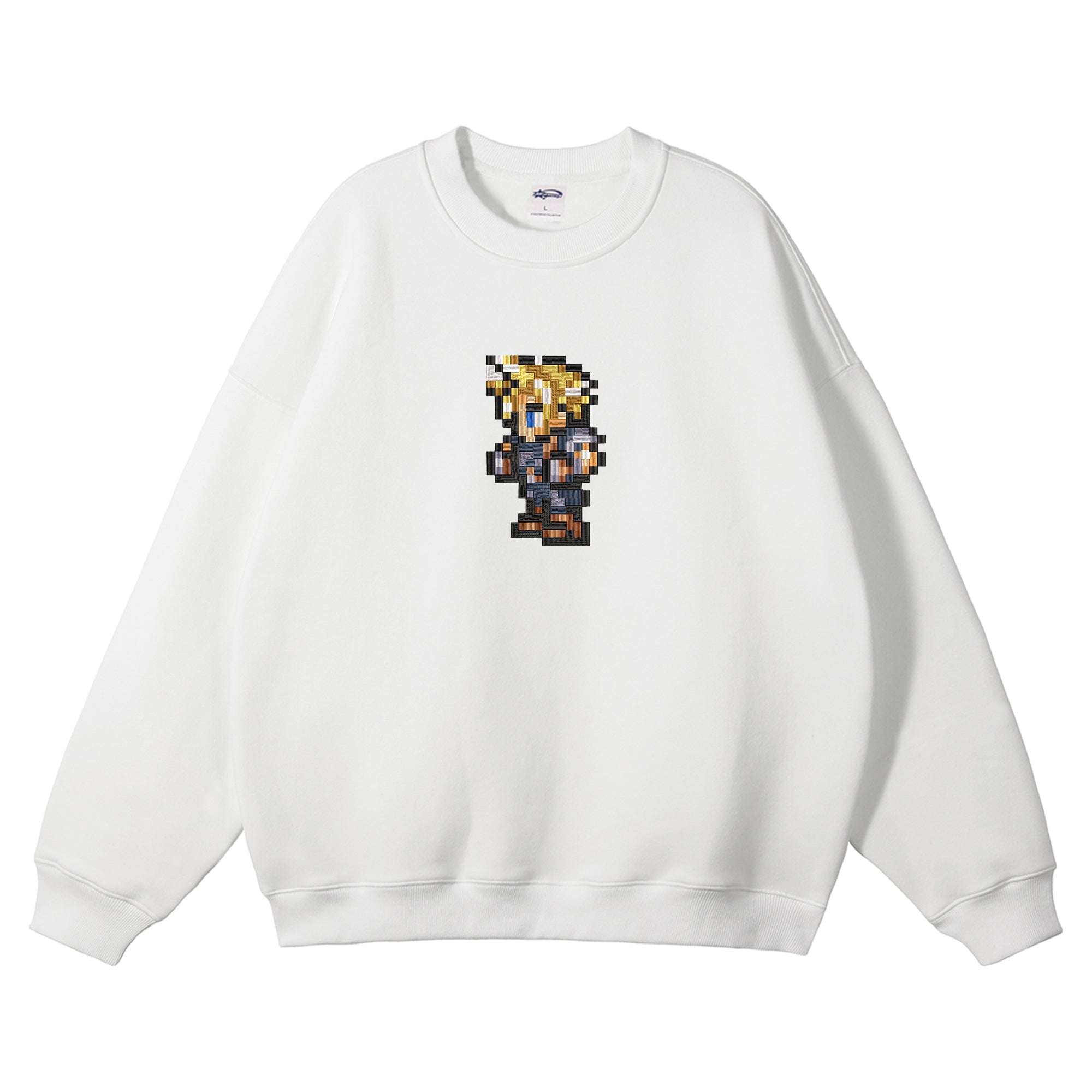 Cloud Strife Embroidered Crewneck Sweatshirt