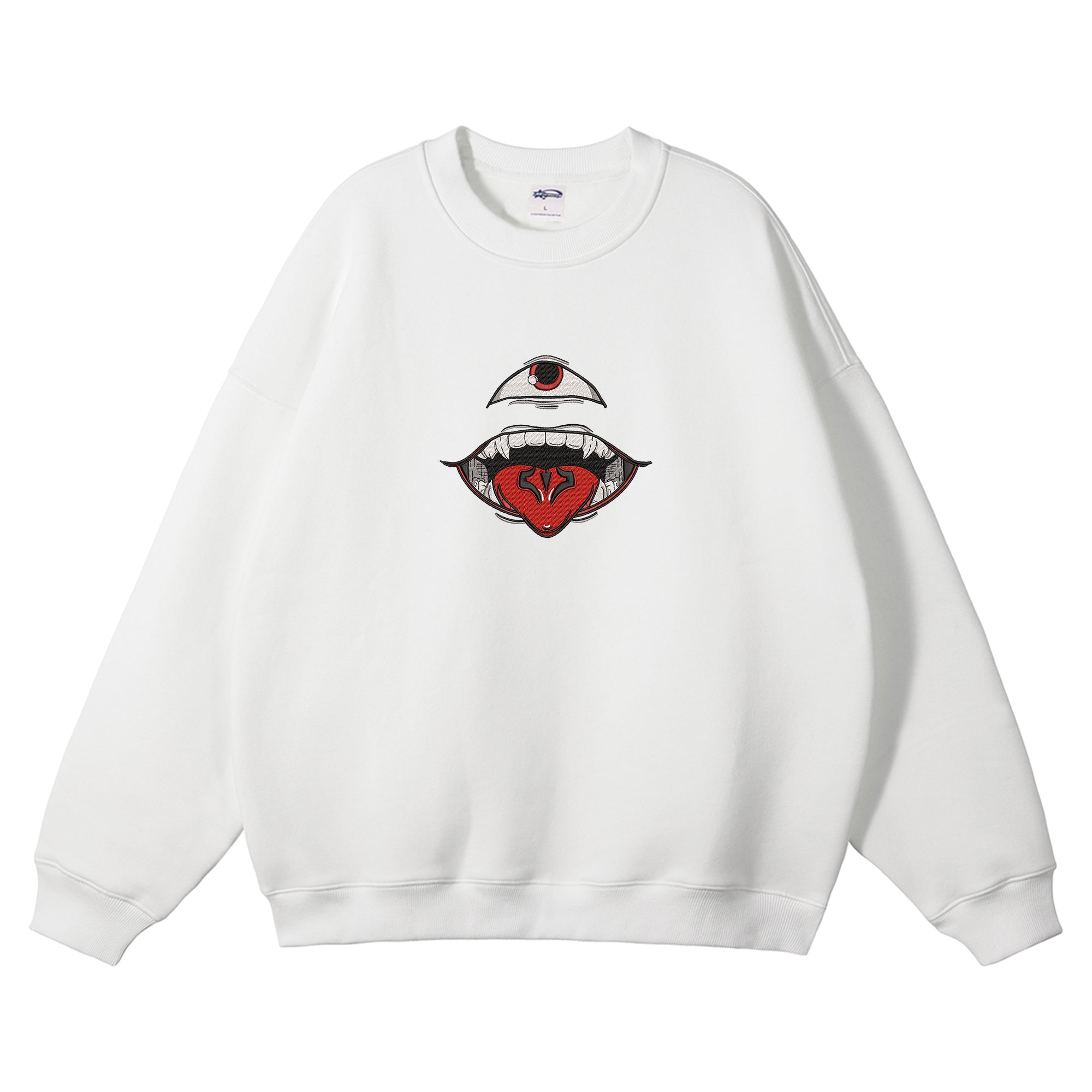 Ryomen Sukuna Embroidered Crewneck Sweatshirt