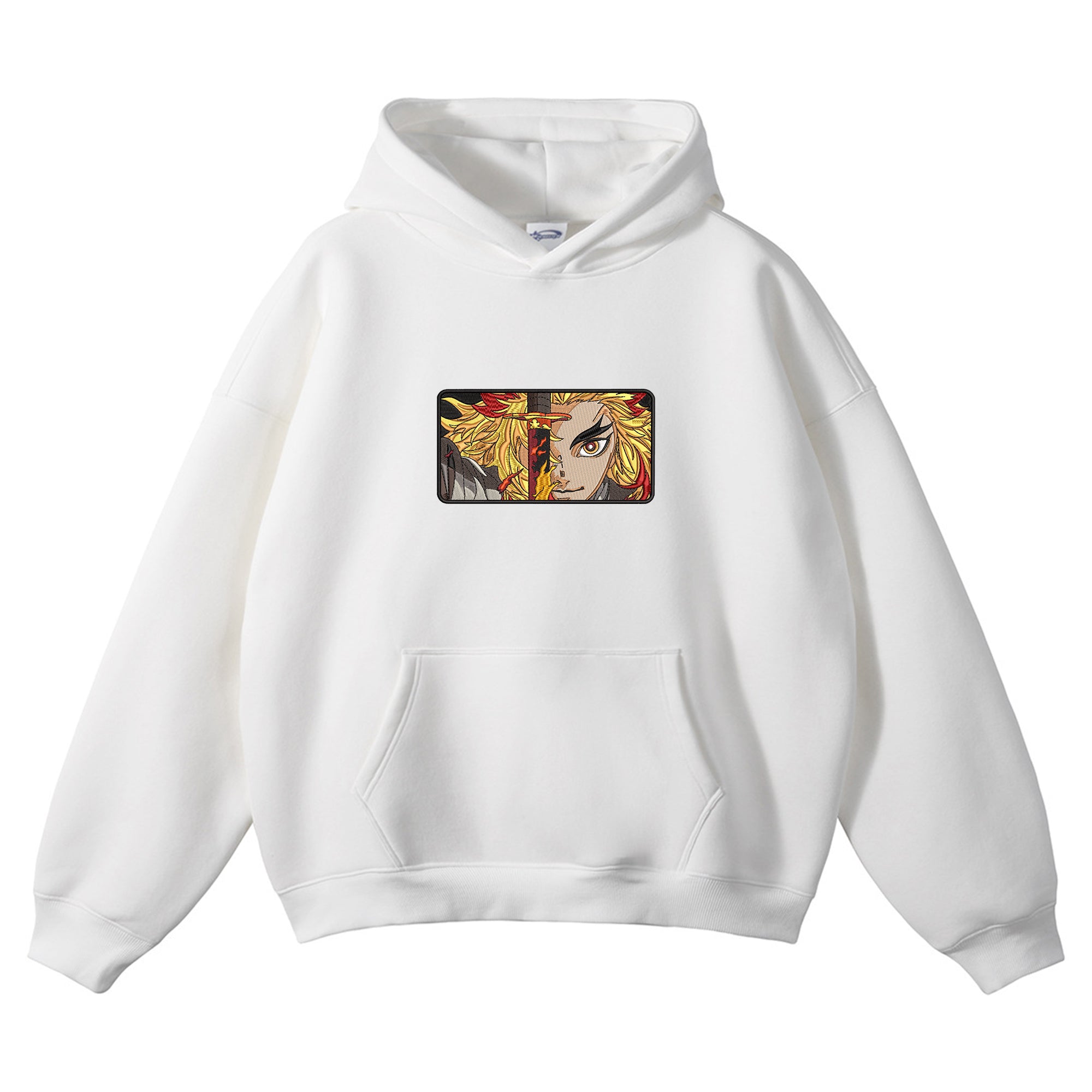 Rengoku Kyoujurou Embroidered Hoodie