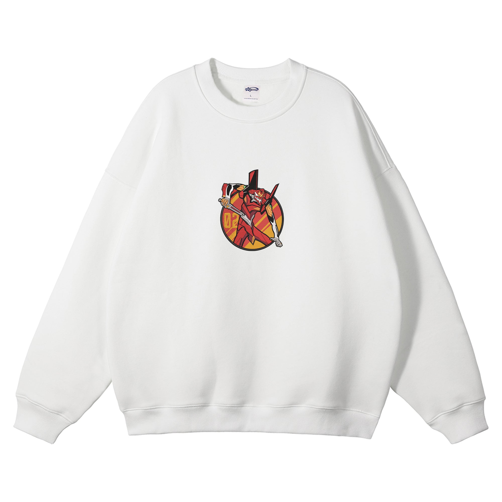 Asuka EVA02 Embroidered Crewneck Sweatshirt