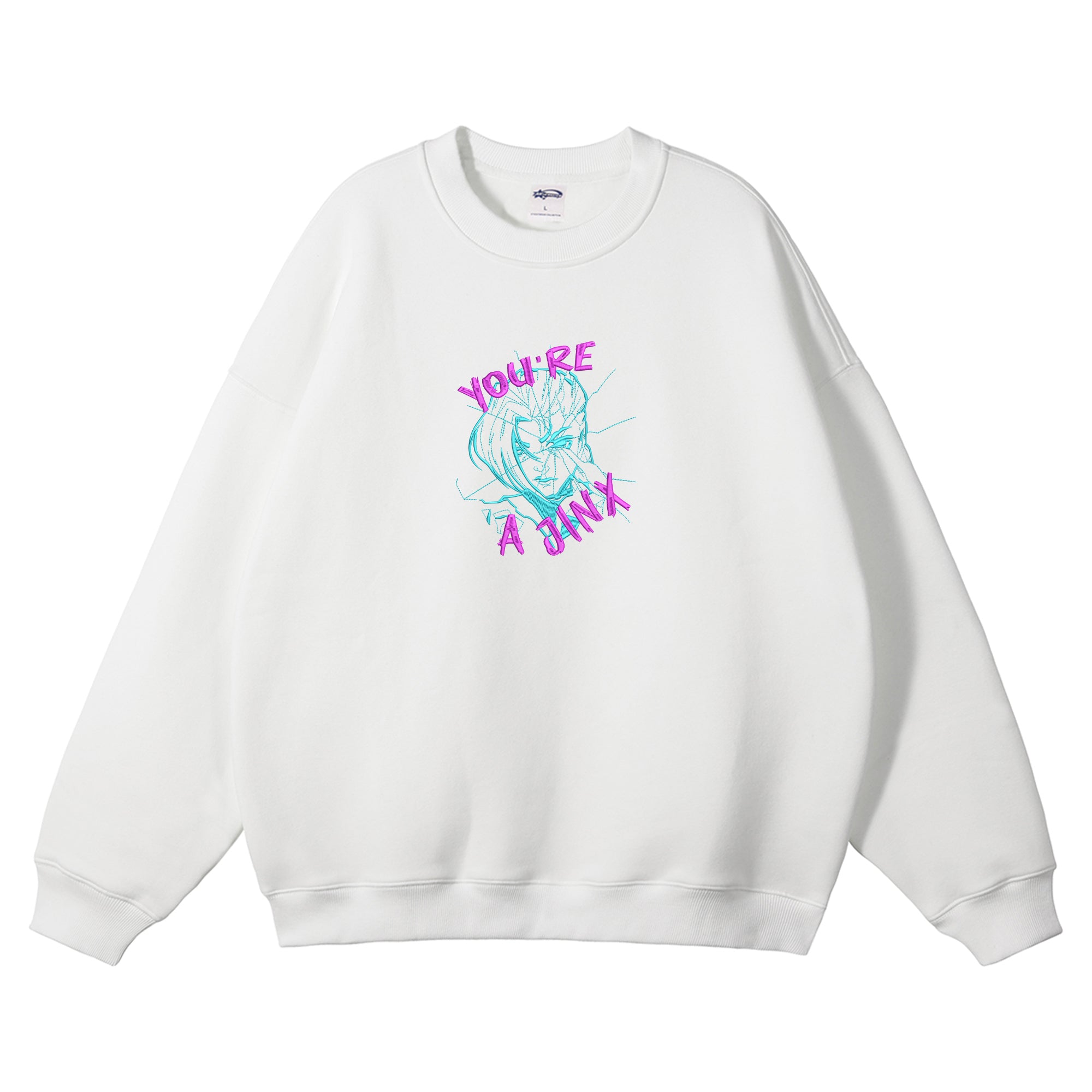 Jinx Embroidered Crewneck Sweatshirt