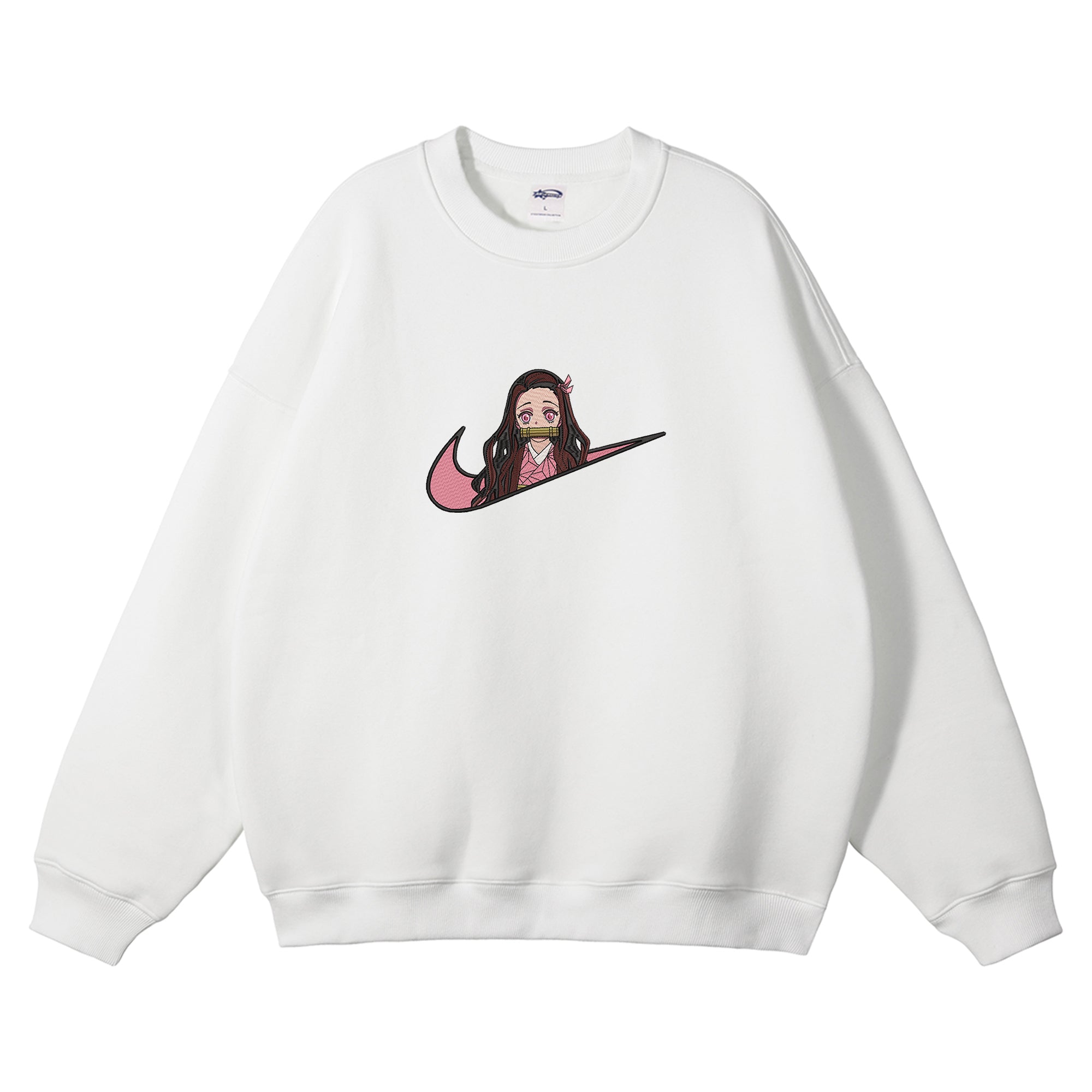 Kamado Nezuko Embroidered Crewneck Sweatshirt