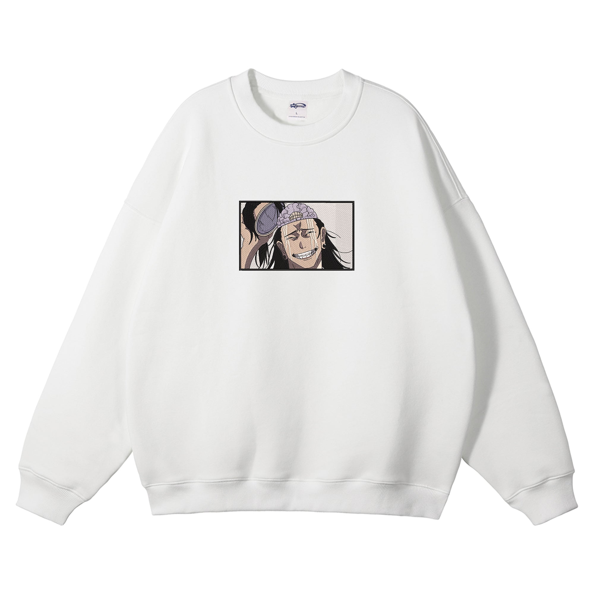 Kenjaku Geto Suguru Embroidered Crewneck Sweatshirt