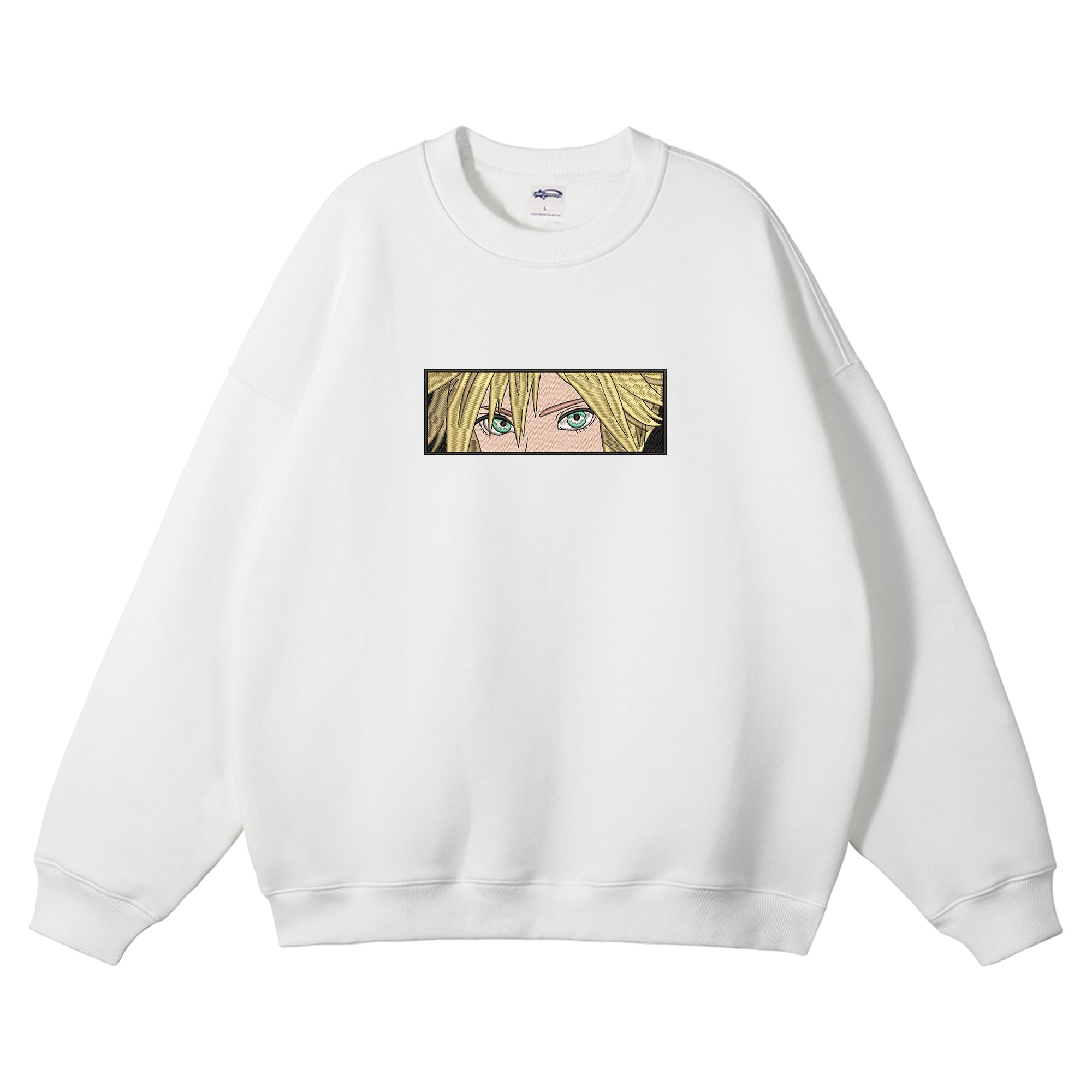 Cloud Strife Embroidered Crewneck Sweatshirt
