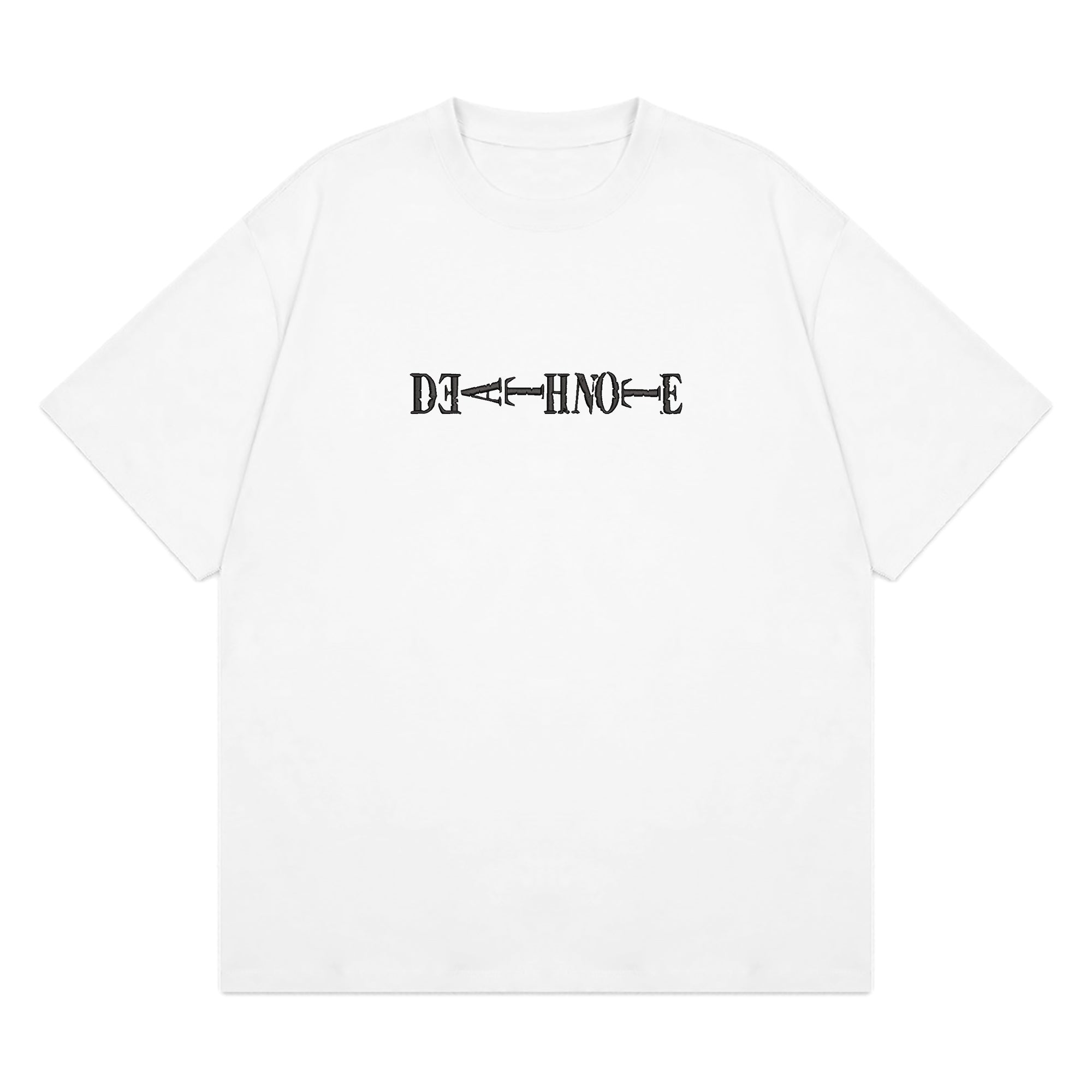 Personalized Anime Font Embroidered T-Shirt