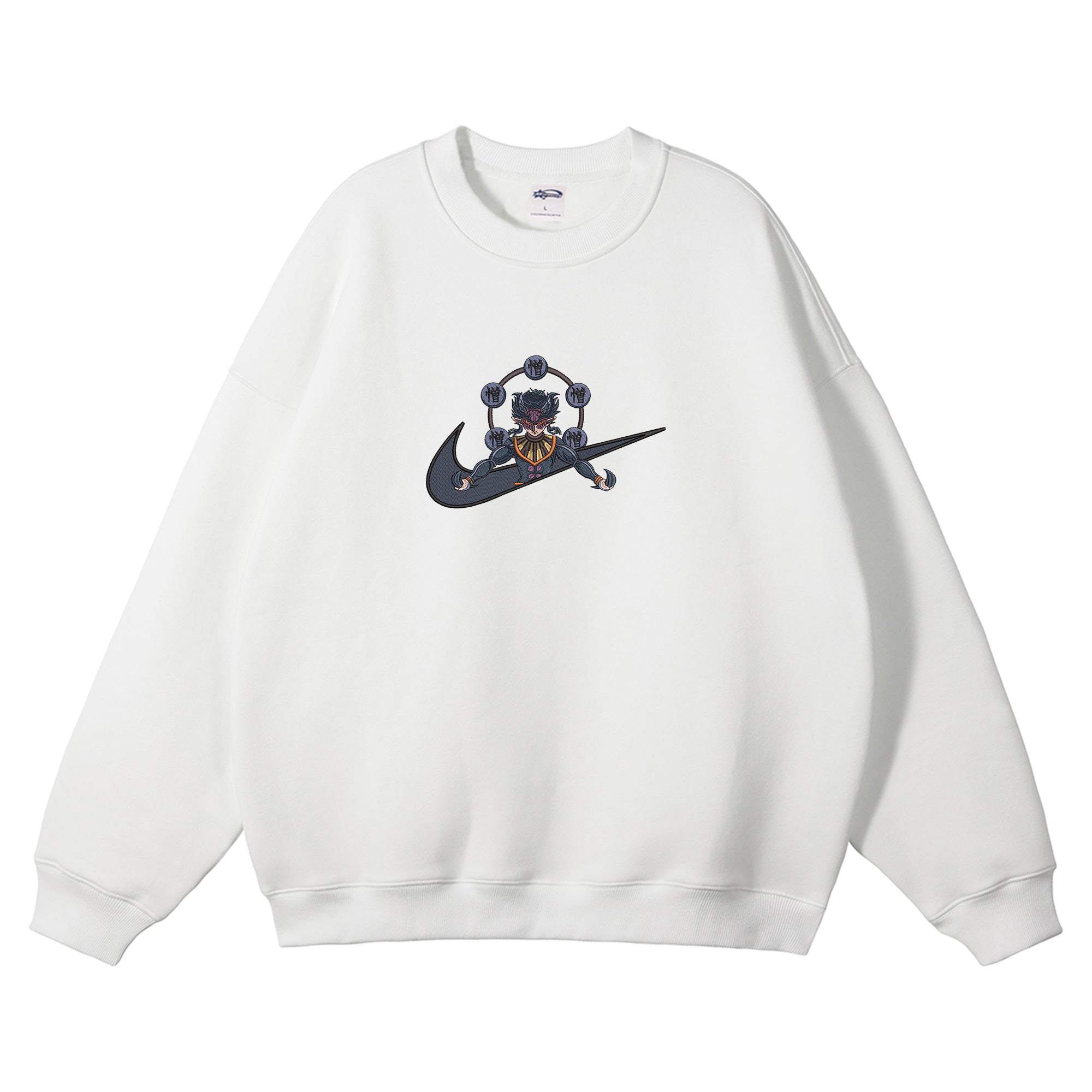 Hantengu Embroidered Crewneck Sweatshirt