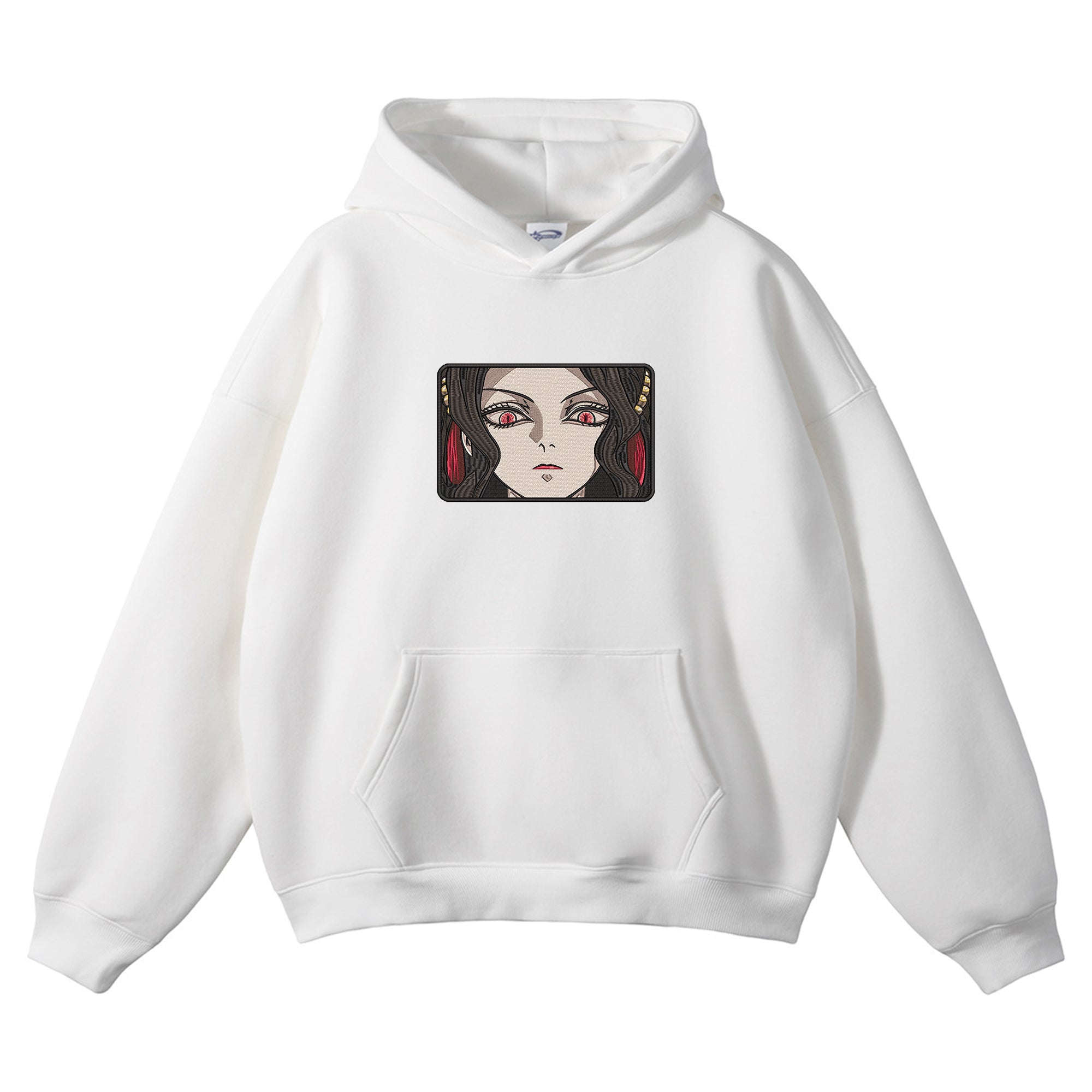 Kibutsuji Muzan Embroidered Hoodie