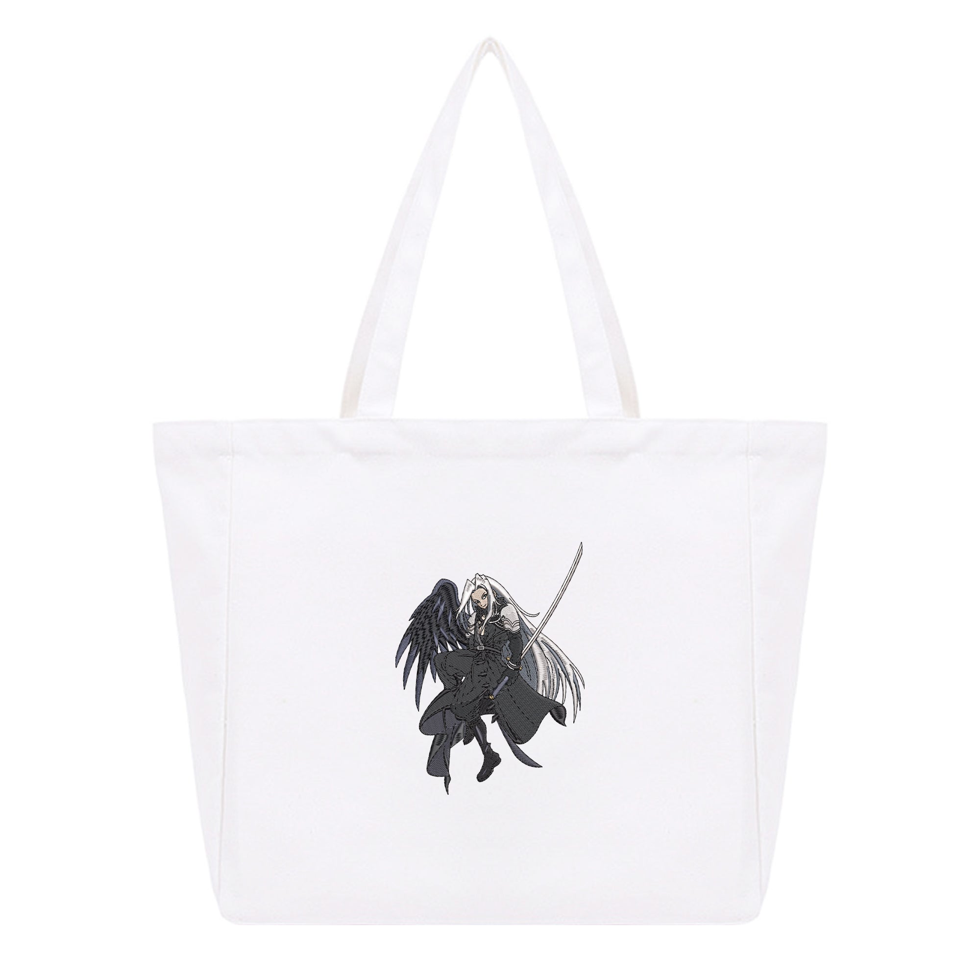 Sephiroth Embroidery Cotton Tote Bag