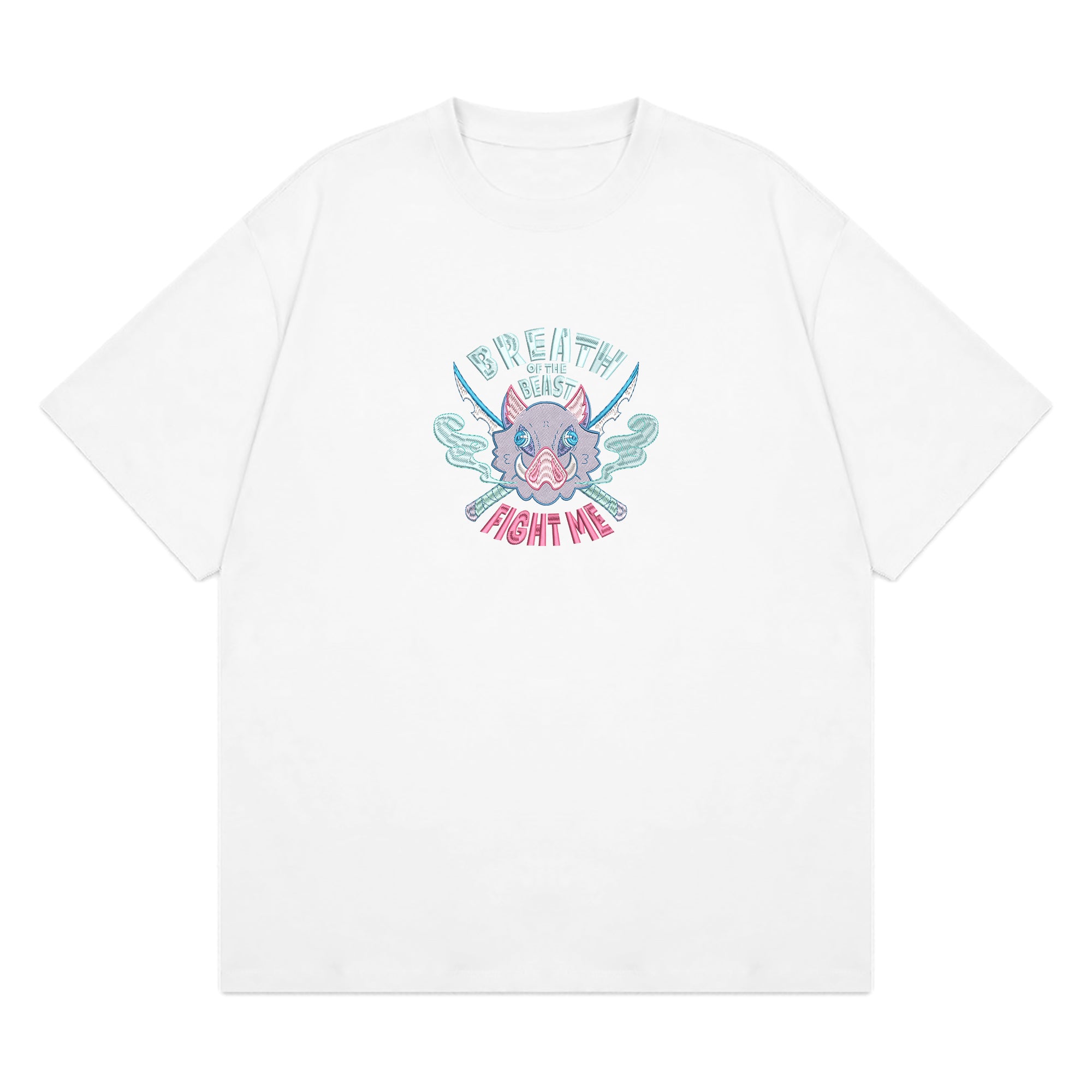 Hashibira Inosuke Embroidered T-Shirt