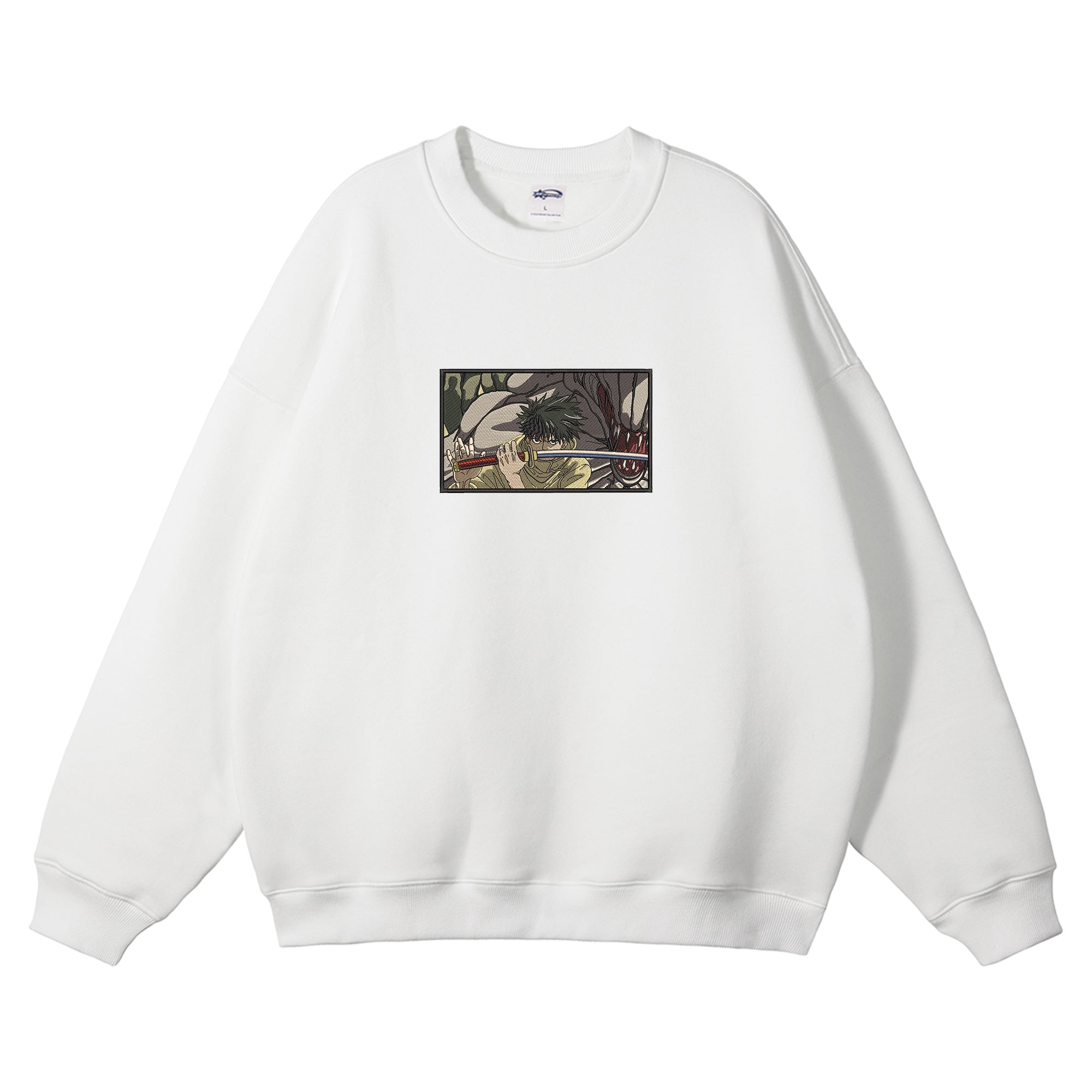 Okkotsu Yuta Embroidered Crewneck Sweatshirt