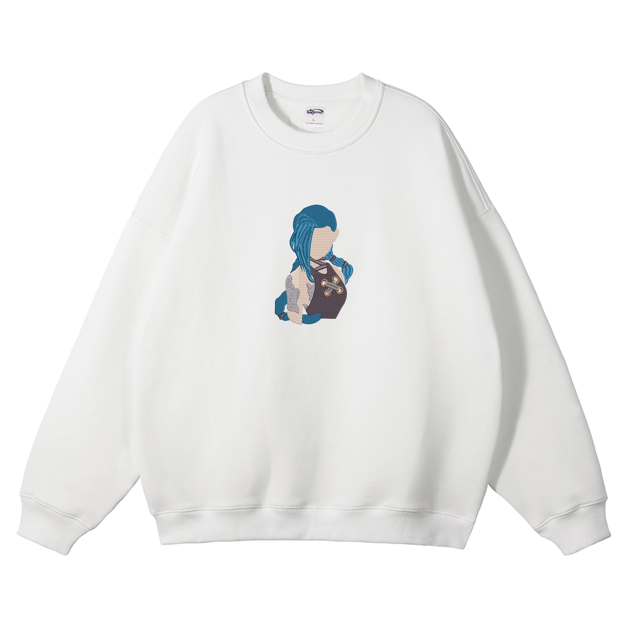 Jinx Embroidered Crewneck Sweatshirt