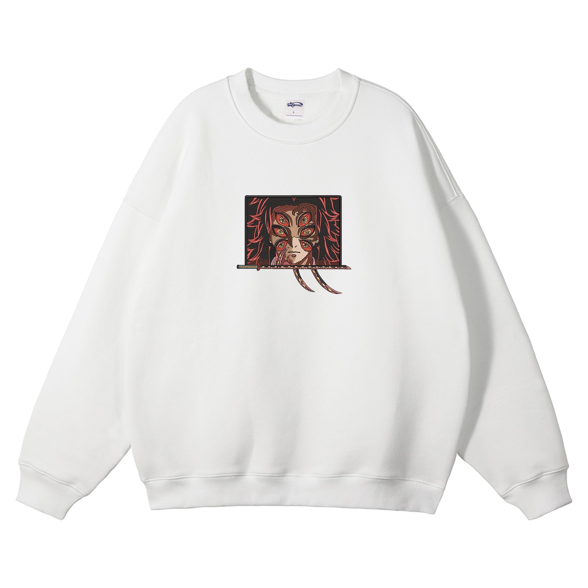 Kokushibou Embroidered Crewneck Sweatshirt