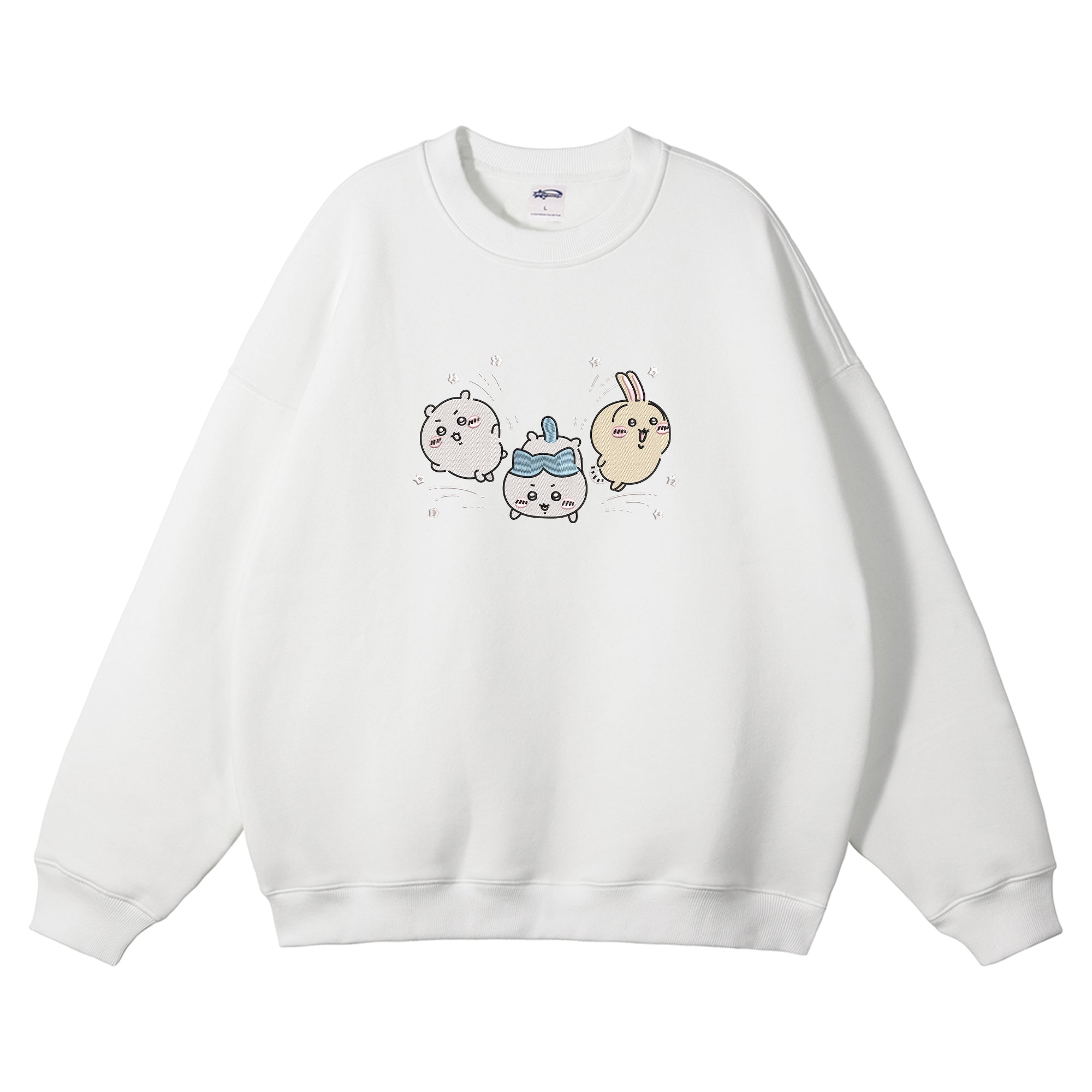 Chiikawa Embroidered Crewneck Sweatshirt