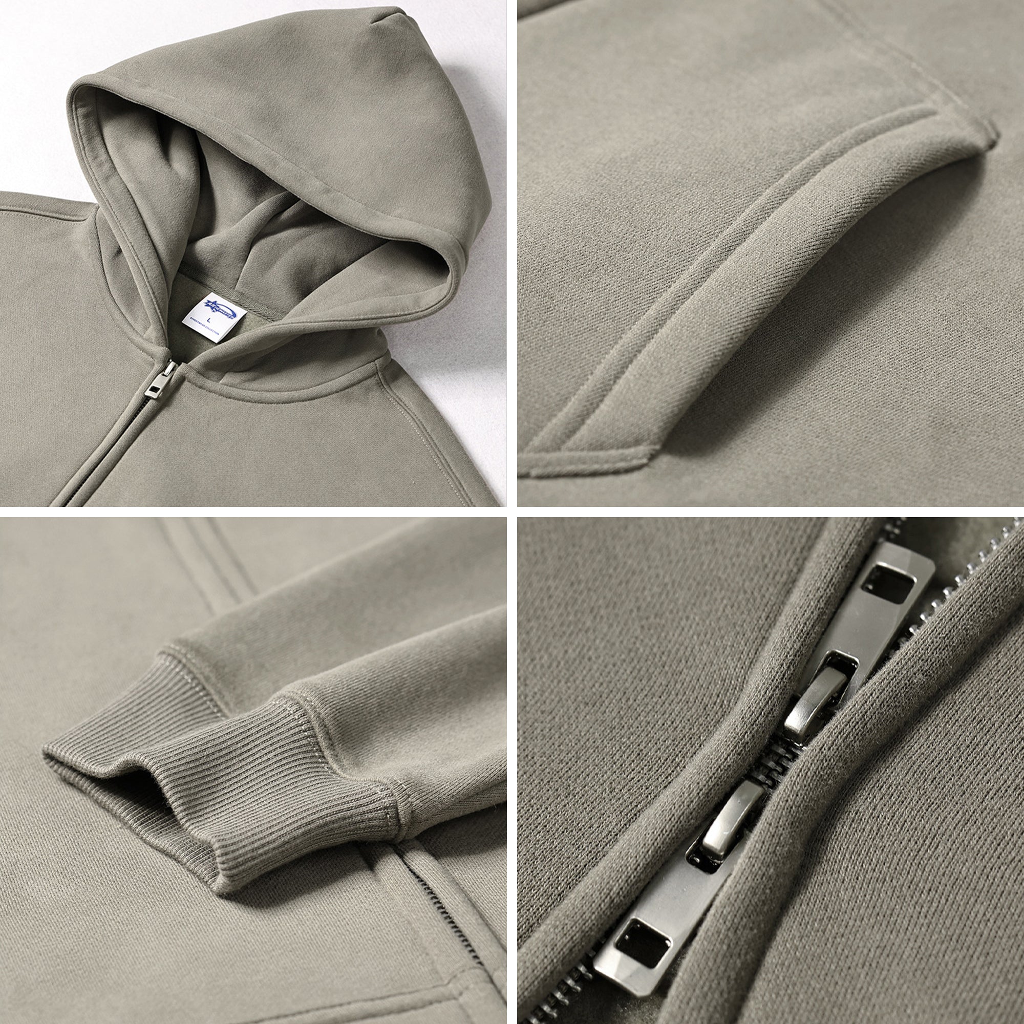 Jinx Embroidered Zip-Up Hoodie