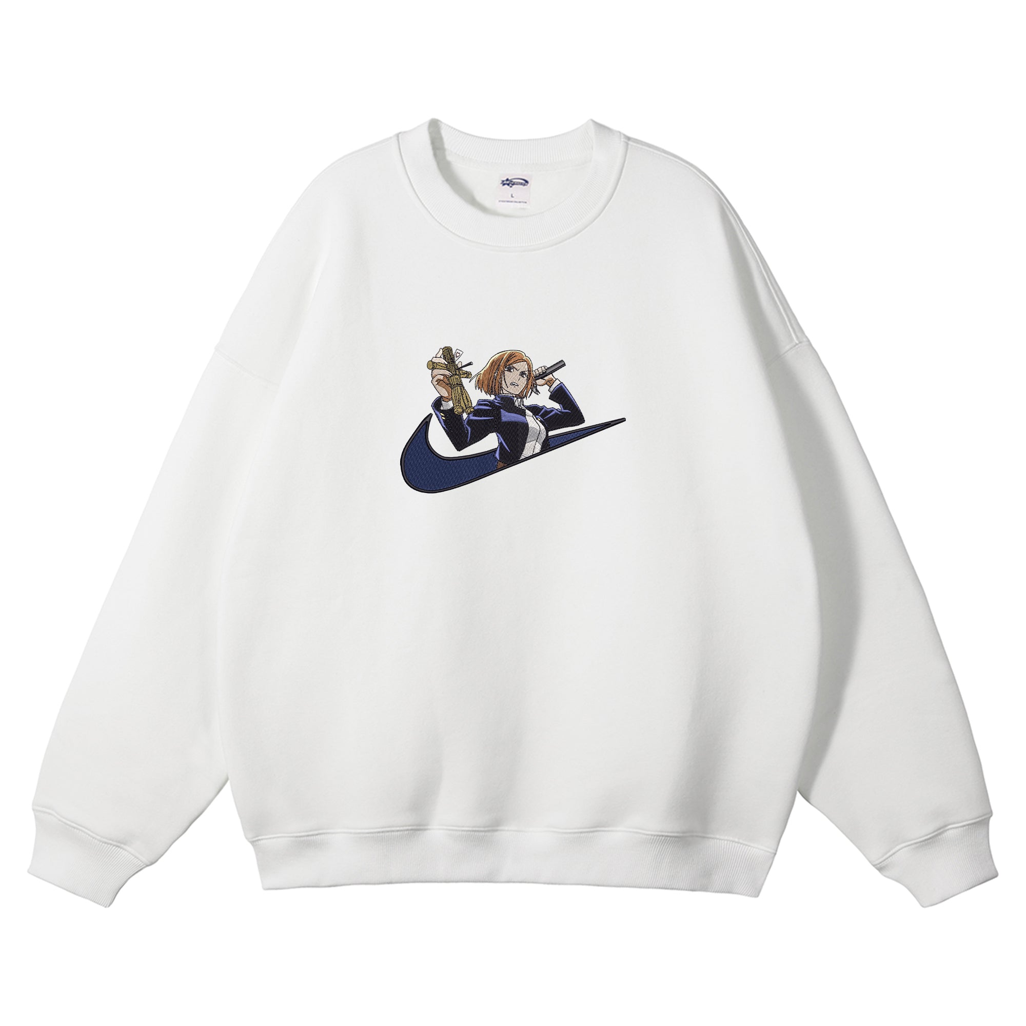 Kugisaki Nobara Embroidered Crewneck Sweatshirt