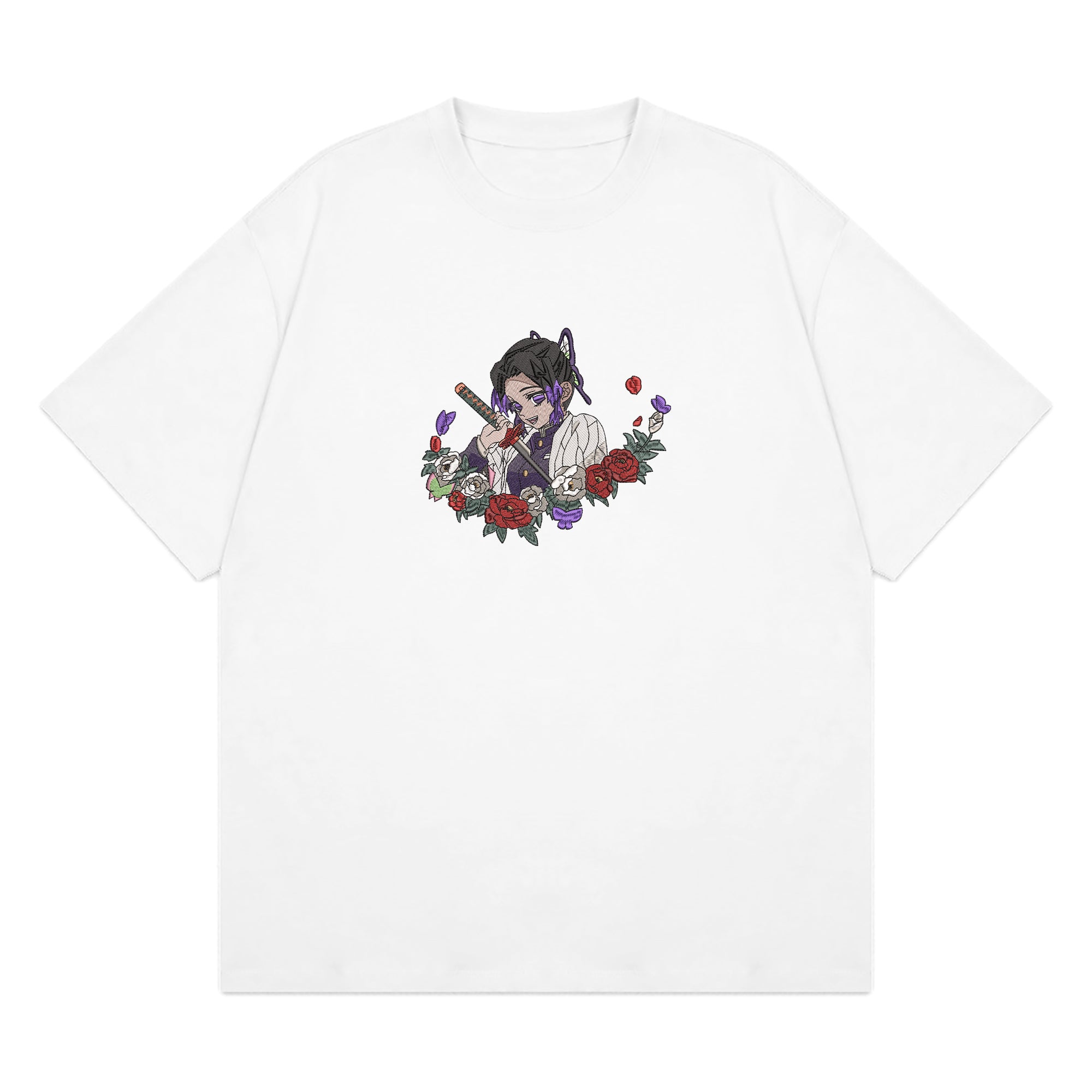 Kochou Shinobu Embroidered T-Shirt