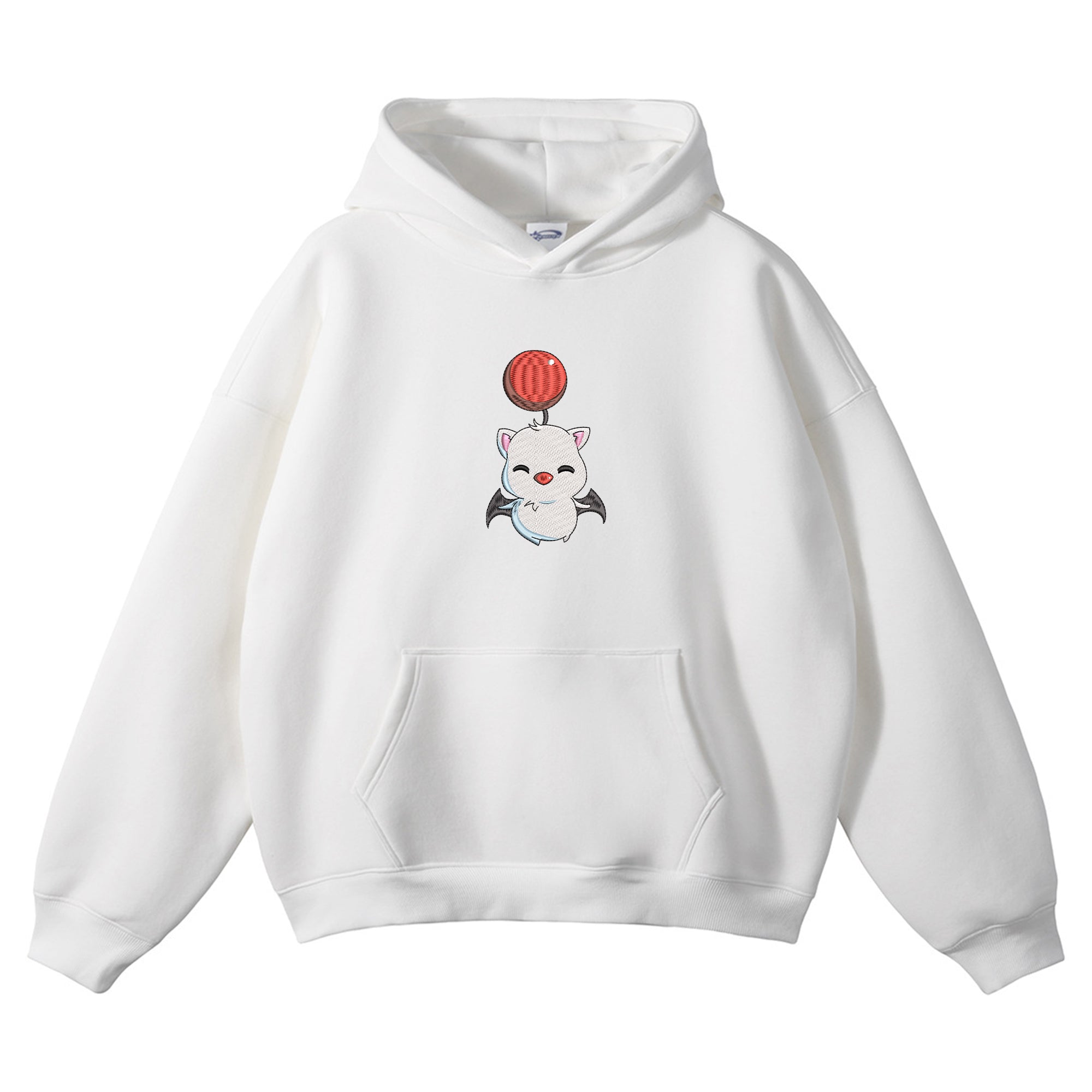 Moogle Embroidered Hoodie