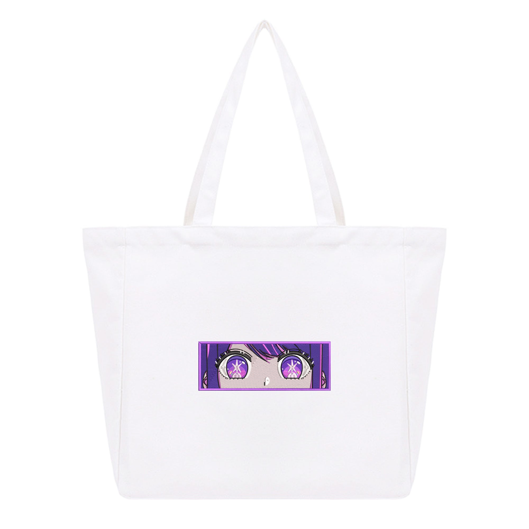 Hoshino Ai Embroidery Cotton Tote Bag