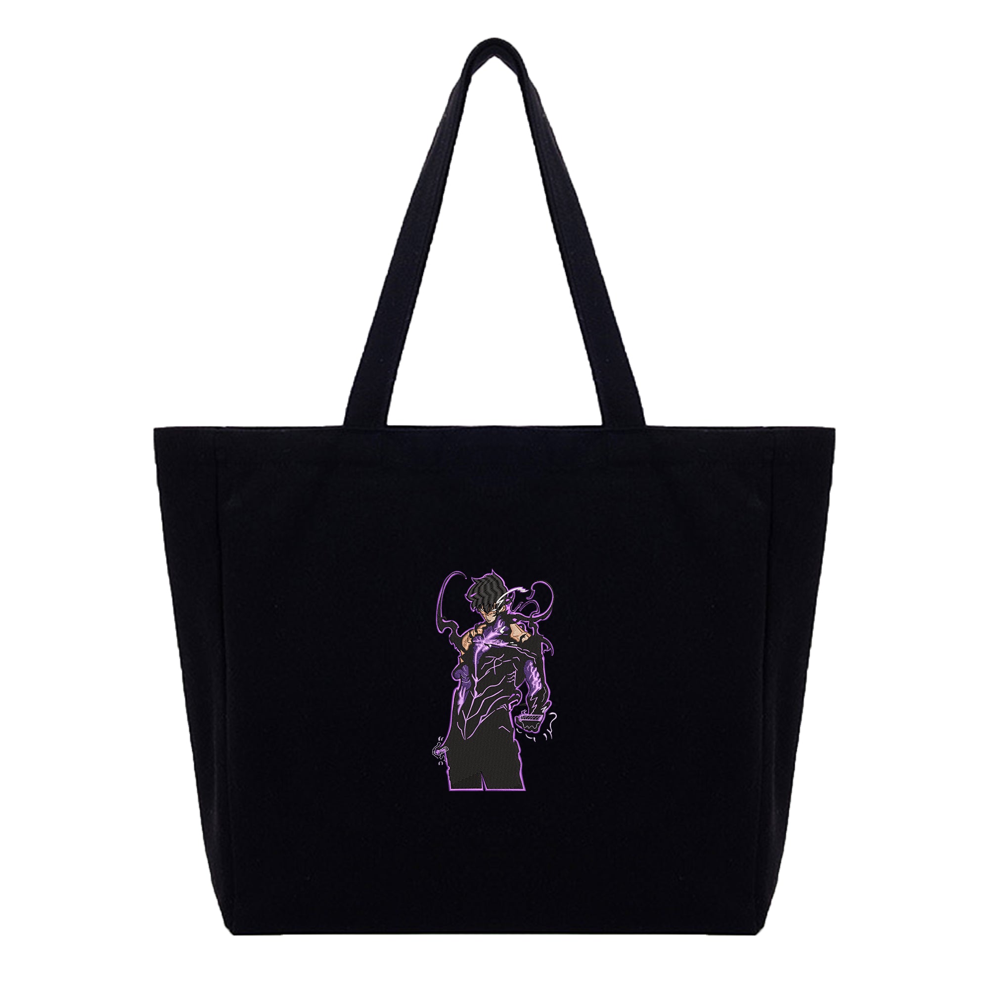 Sung Jin-woo Embroidery Cotton Tote Bag