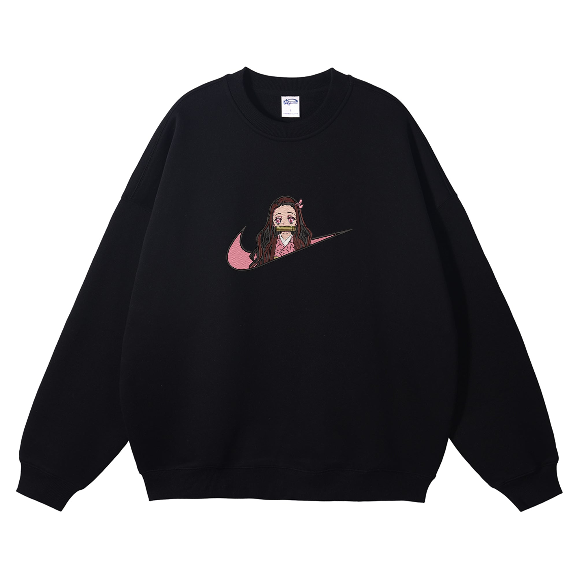 Kamado Nezuko Embroidered Crewneck Sweatshirt