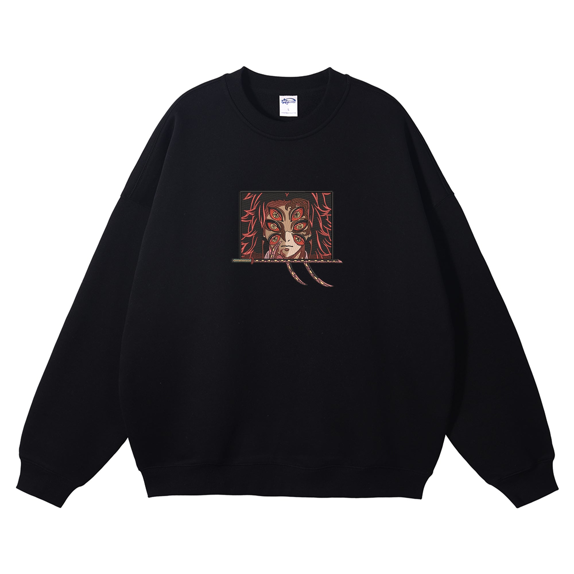 Kokushibou Embroidered Crewneck Sweatshirt