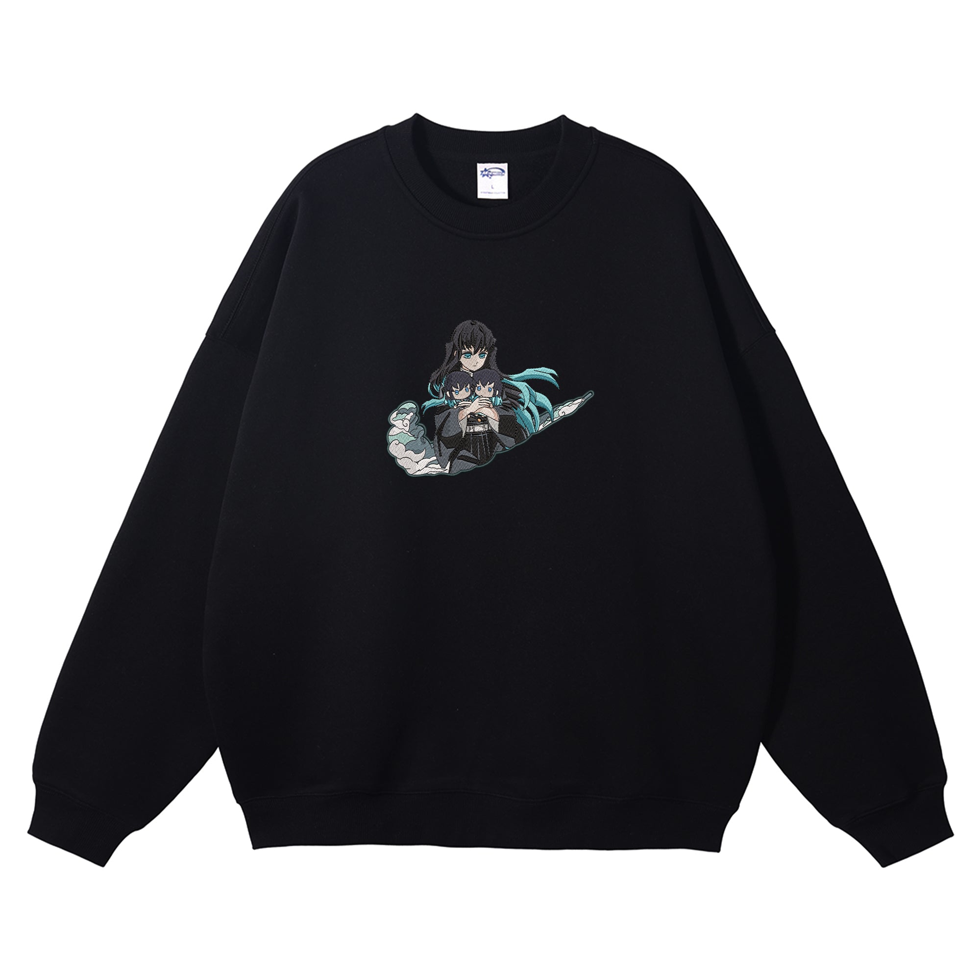 Tokitou Muichirou Embroidered Crewneck Sweatshirt