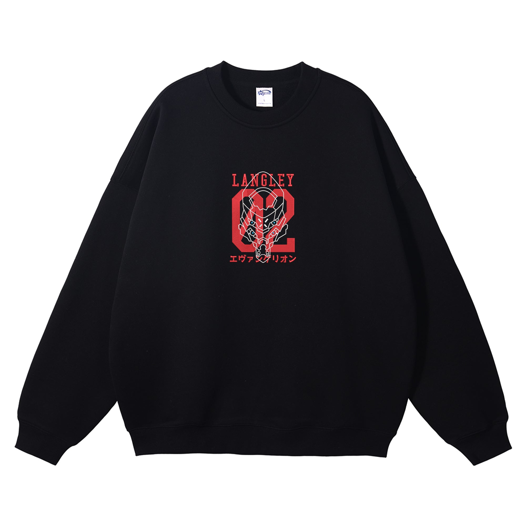 Asuka EVA02 Embroidered Crewneck Sweatshirt