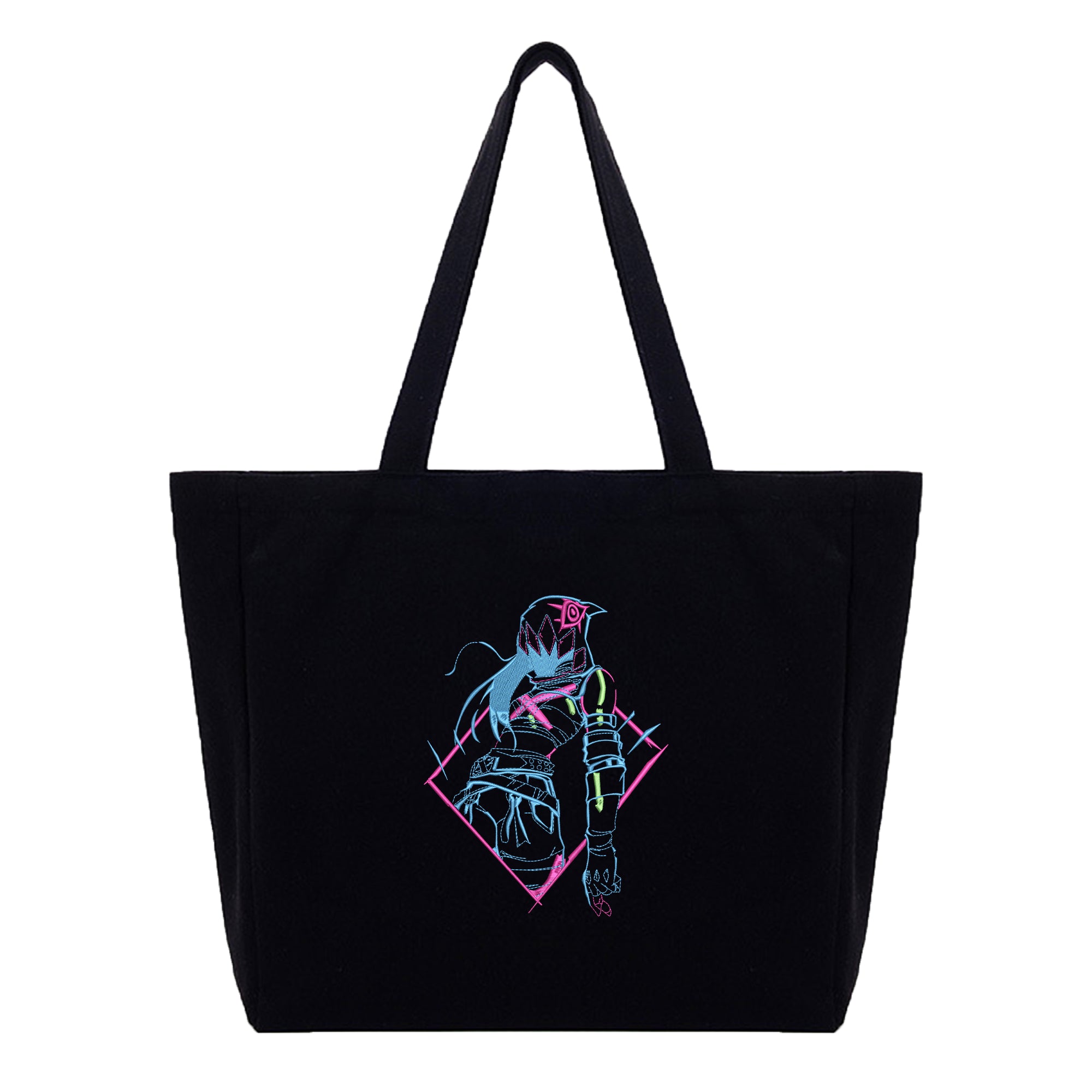 Jinx Embroidery Cotton Tote Bag