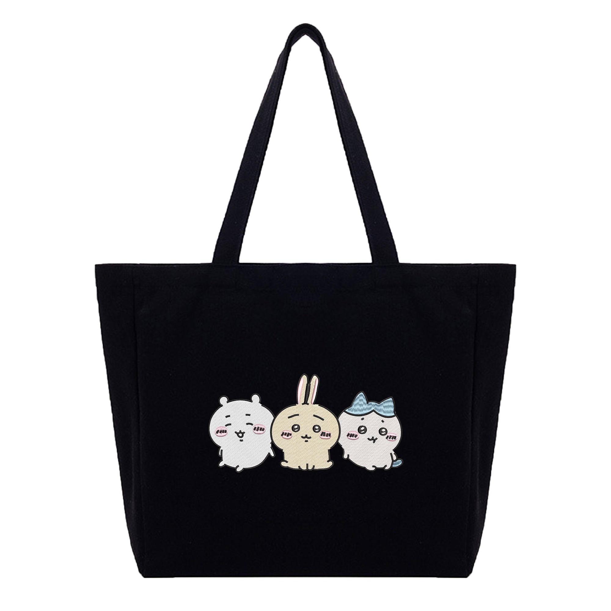 Chiikawa Embroidery Cotton Tote Bag