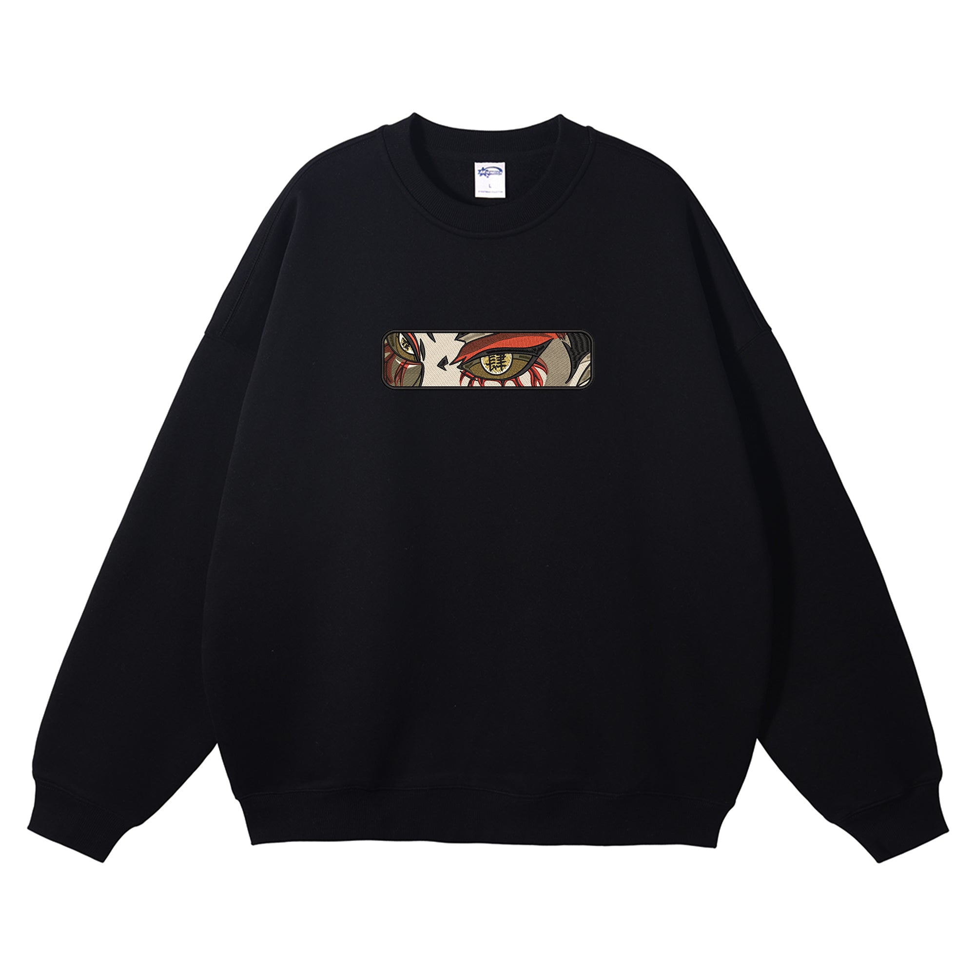 Hantengu Embroidered Crewneck Sweatshirt