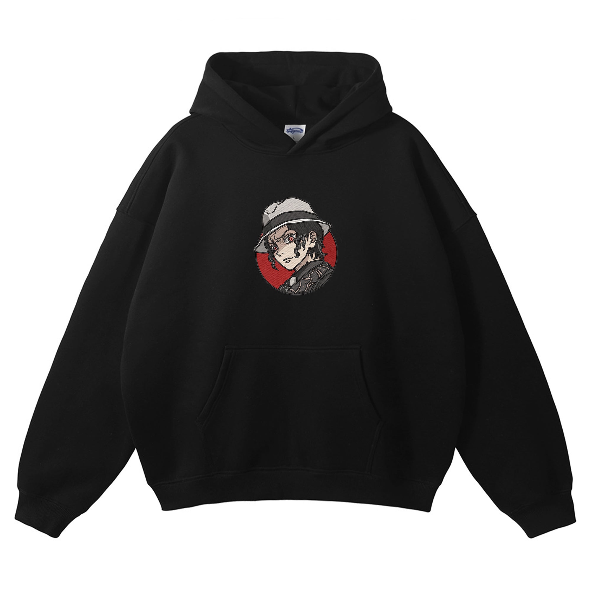 Kibutsuji Muzan Embroidered Hoodie
