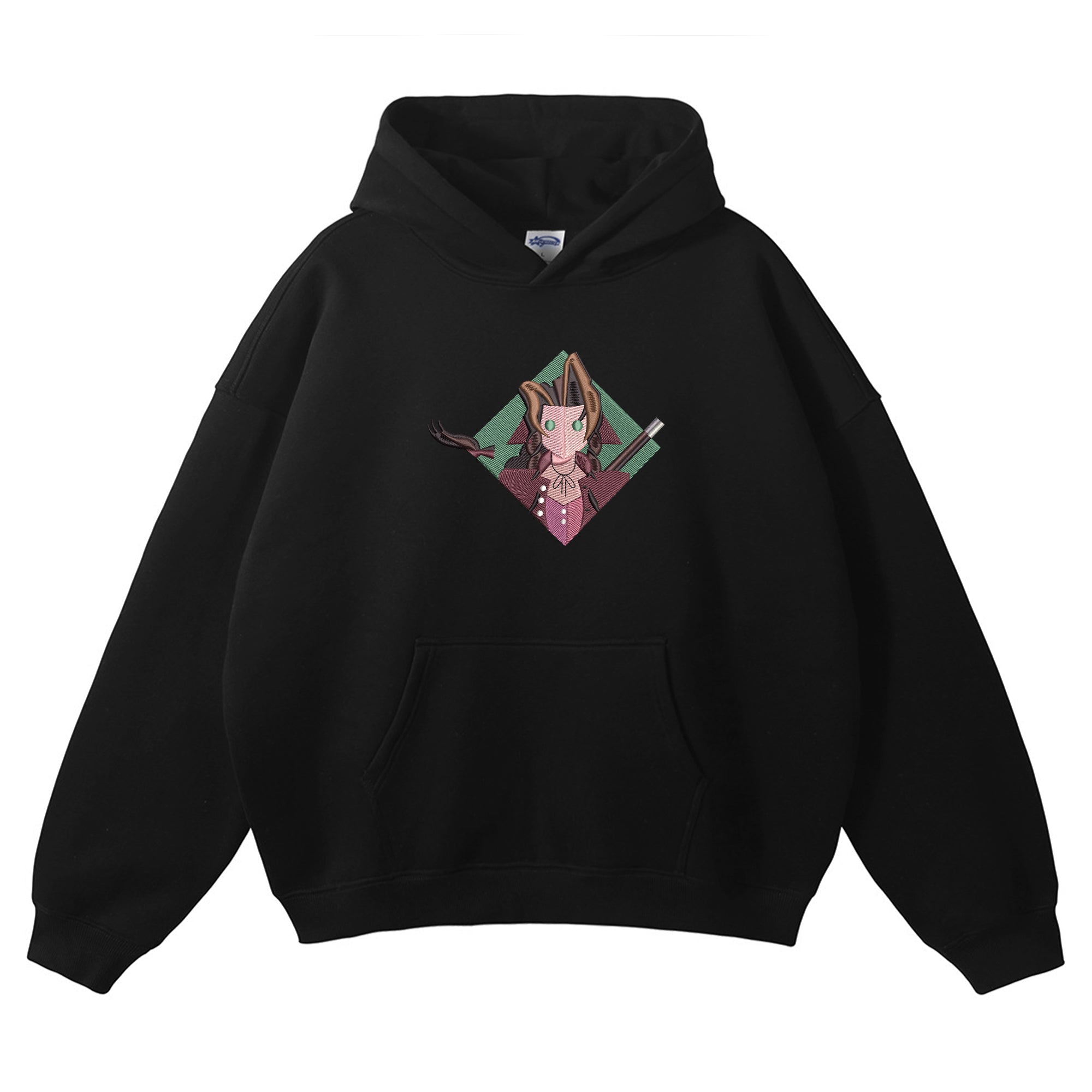 Aerith Gainsborough Embroidered Hoodie